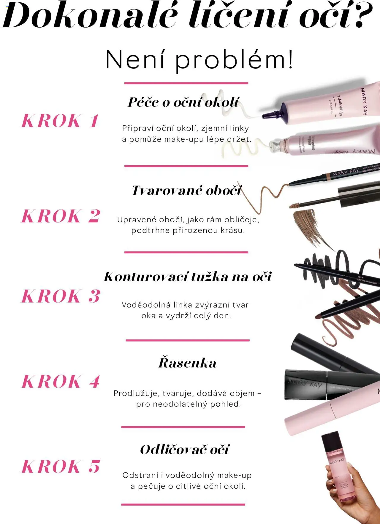 Mary Kay katalog - Řasenky pro každou příležitost od 28.04.2025 | Strana: 11 | Produkty: Makeup, Tužka, Řasenka, Odličovač očí
