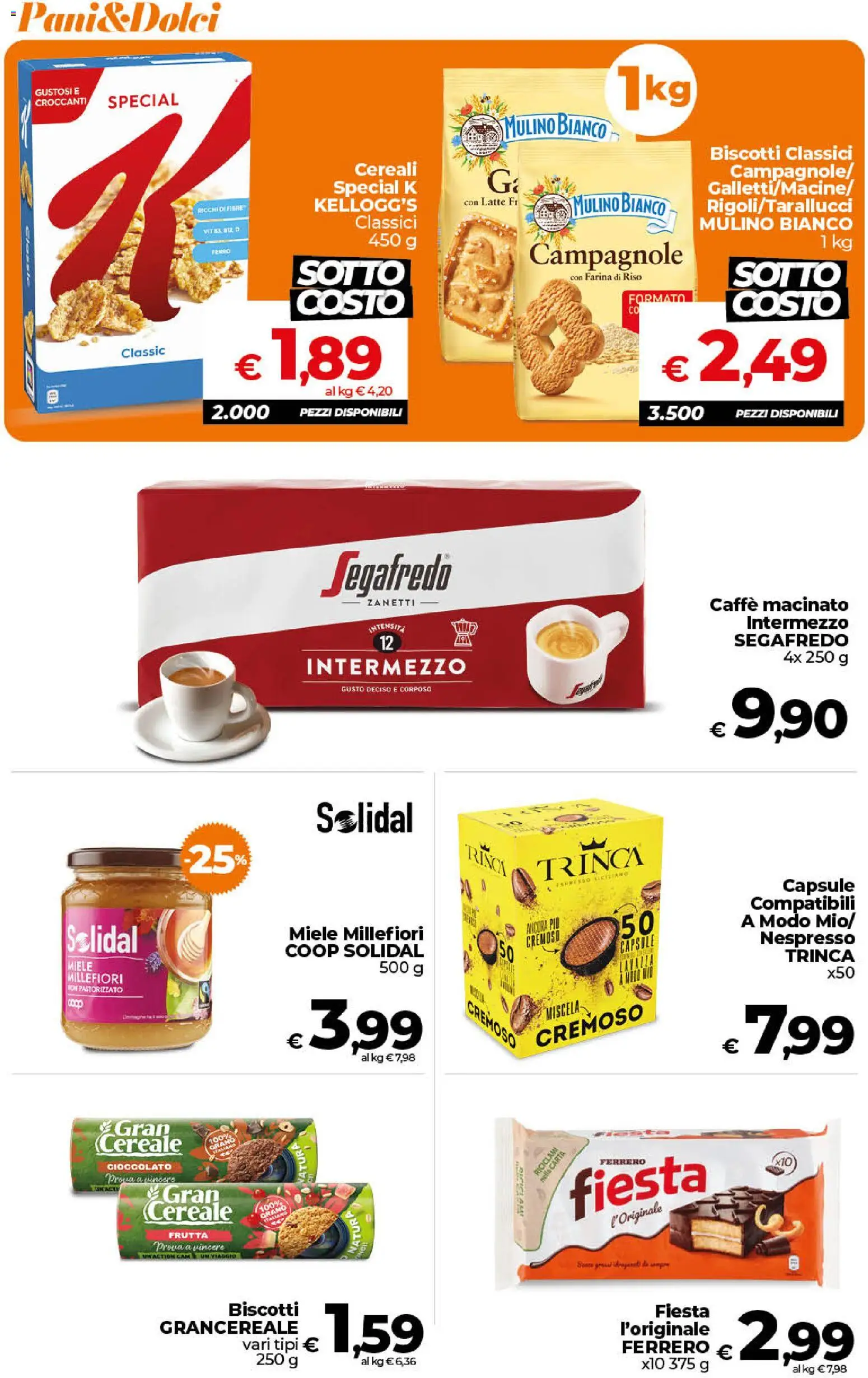 Volantino Ipercoop del 13/10/2026 | Pagina: 33 | Prodotti: Caffè, Cioccolato, Segafredo, Caffè macinato