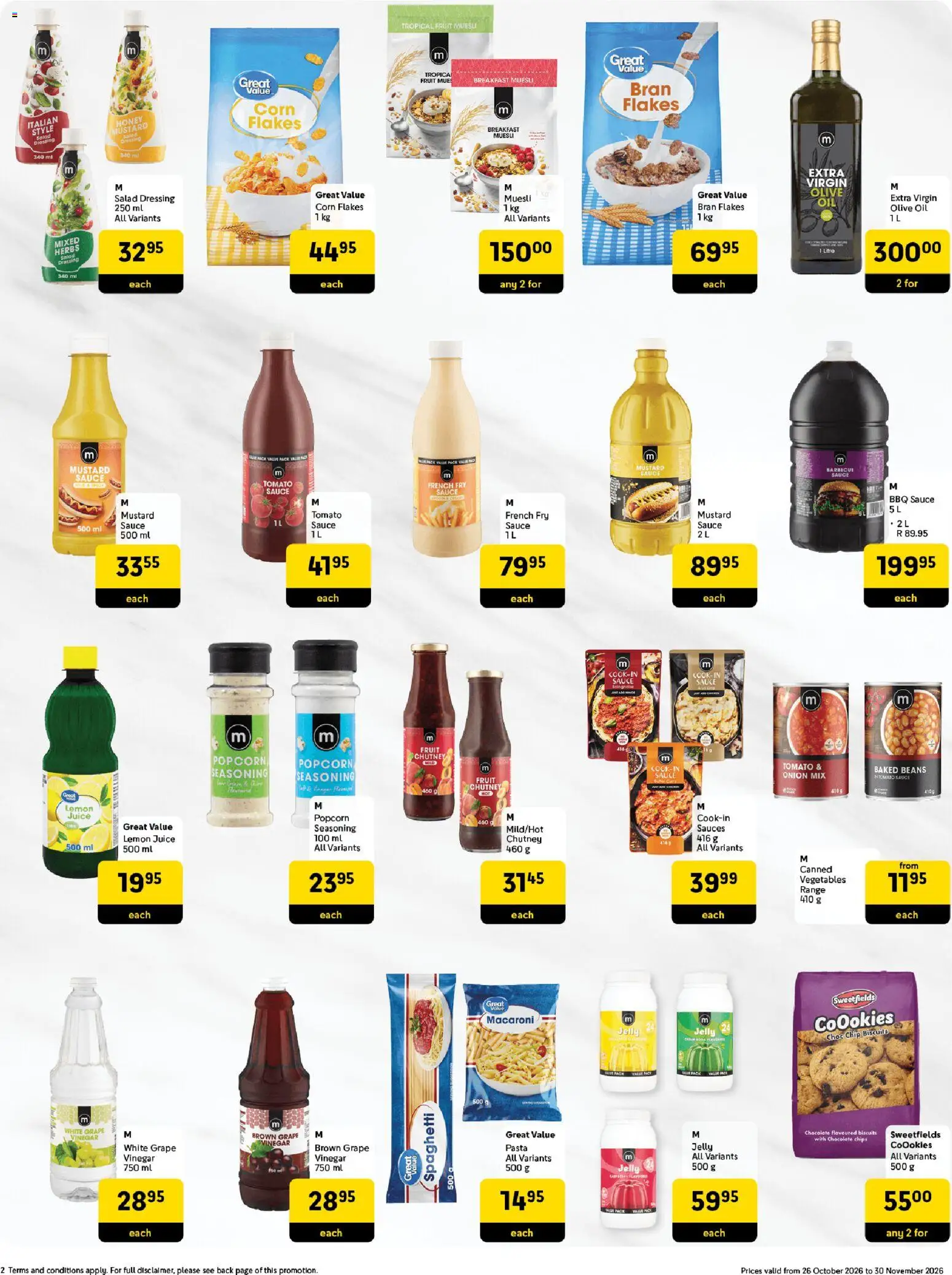 New Makro catalogue – valid from 26/10/2026 | Page: 2 | Products: Corn, Seasoning, Salad, Vegetables