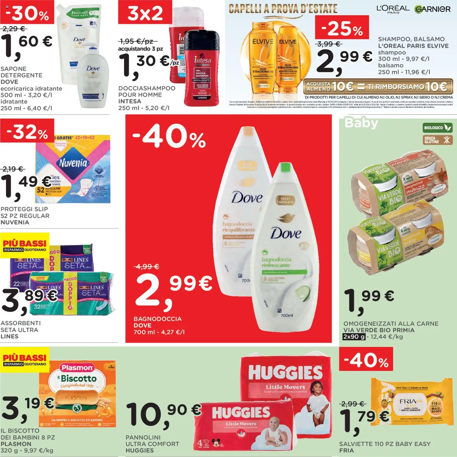 Volantino Poli del 03.06.2026 | Pagina: 27 | Prodotti: Pannolini, Proteggi slip, Detergente, Doccia