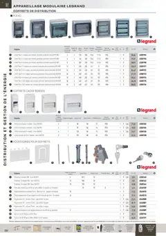 Rexel - Prévisualisation de Rexel Brochure Distribution et Gestion de l'Energie valide à partir de 01.12.2025 | Page: 93 | Produits: Clé, Peigne, Porte, Portes