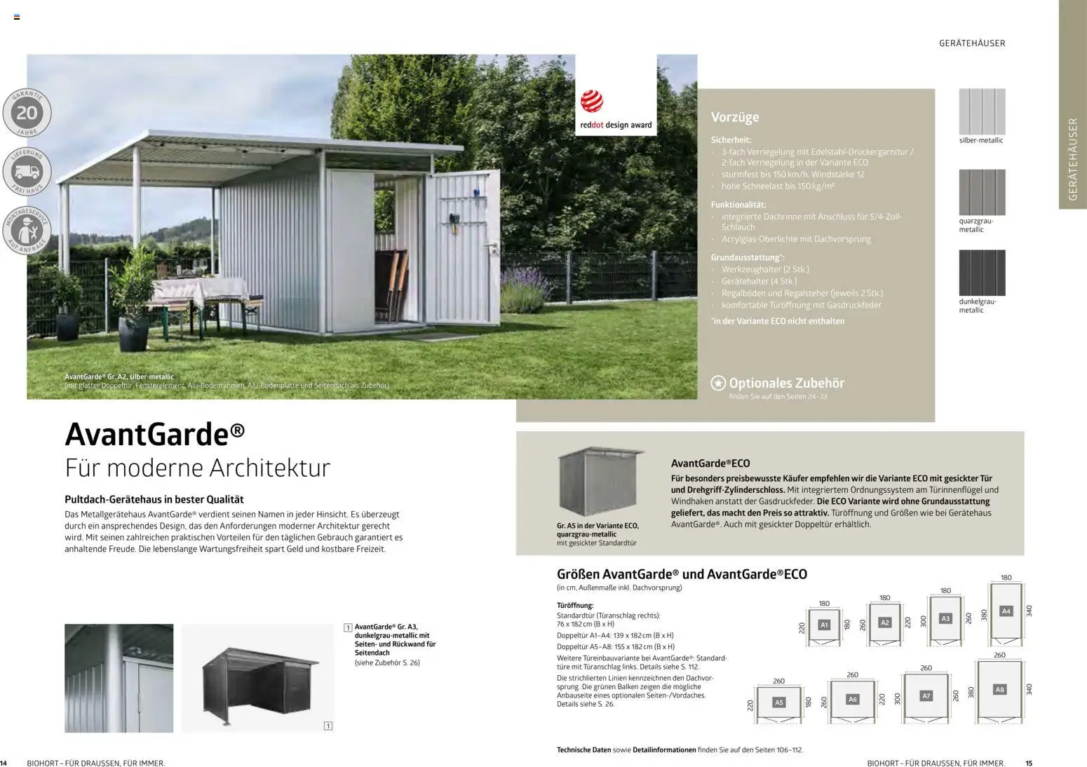 Dehner  Biohort – Metall für Garten & Terrasse gültig ab 05.01.2026 | Seite: 8