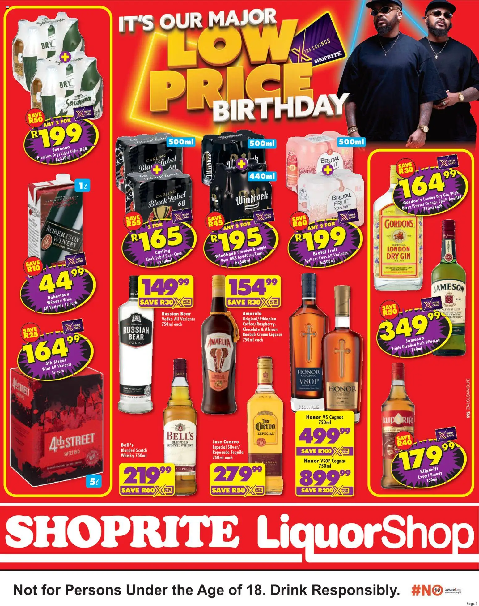 Shoprite - LiquorShop Major Deals (24/07/2026 - 10/08/2026) → Catalogue catalogue cover