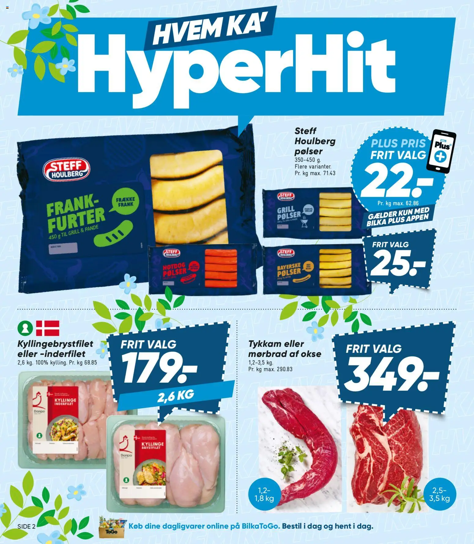 Bilka tilbudsavis – gyldig fra 22.05.2026 | Side: 2 | Produkter: Pølser, Grill