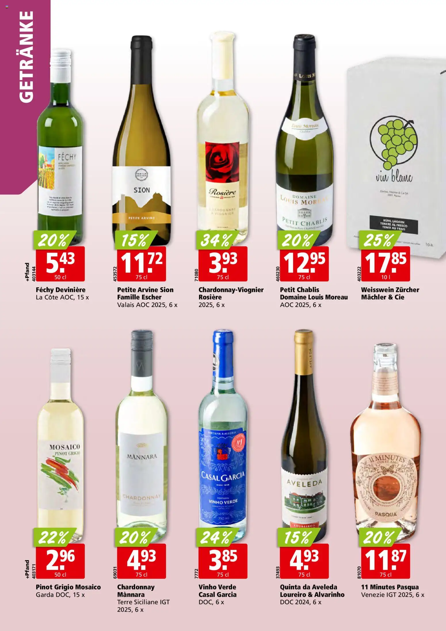 Aligro aktionen – gültig ab 19.10.2026 | Seite: 24 | Produkte: Weißwein, Getränke