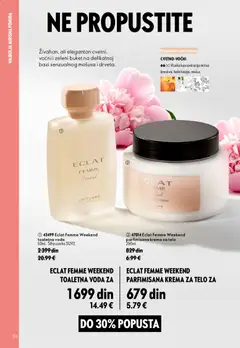 Oriflame katalog Avgust  Septembar 2026 - pregled Oriflame kataloga - važi od 26.08.2026 | Strana: 56 | Proizvode: Toaletna voda, Voda, Krema, Krema za telo