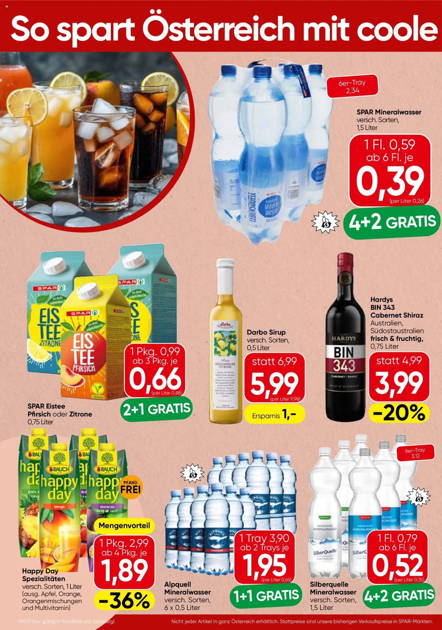Spar Flugblatt - Tirol gültig ab 21.05.2026 | Seite: 18 | Produkte: Zitrone, Pfirsich, Papier blanc