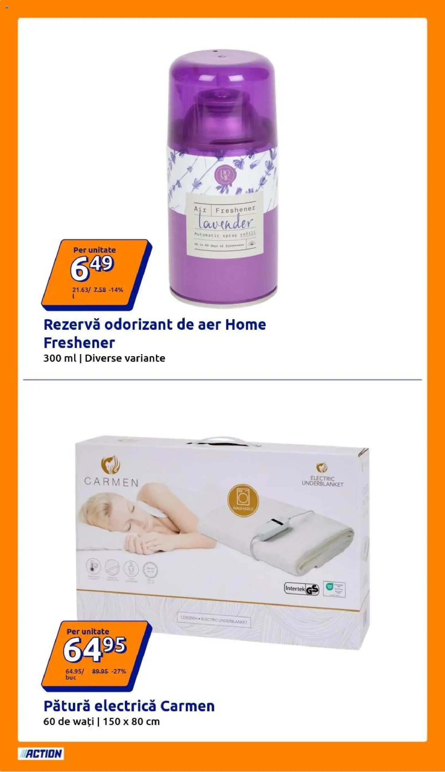 Noul catalog ACTION – valabil de la 21.10.2026 | Pagină: 2 | Produse: Electrică, Pătură, Patura electrica