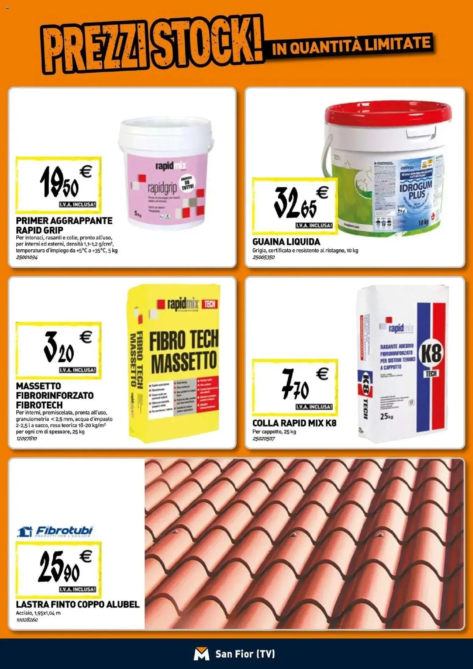Nuovo TECNOMAT - Straordinari prezzi stock! dal 24/09/2026 > offerte anteprima 🛍️ | Pagina: 15 | Prodotti: Acqua, TV, Colla