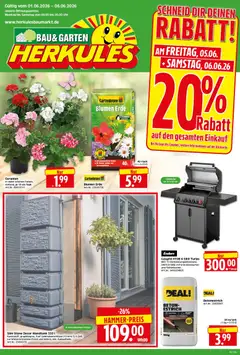 HERKULES Bau & Garten ab 01.06.2026 gültig