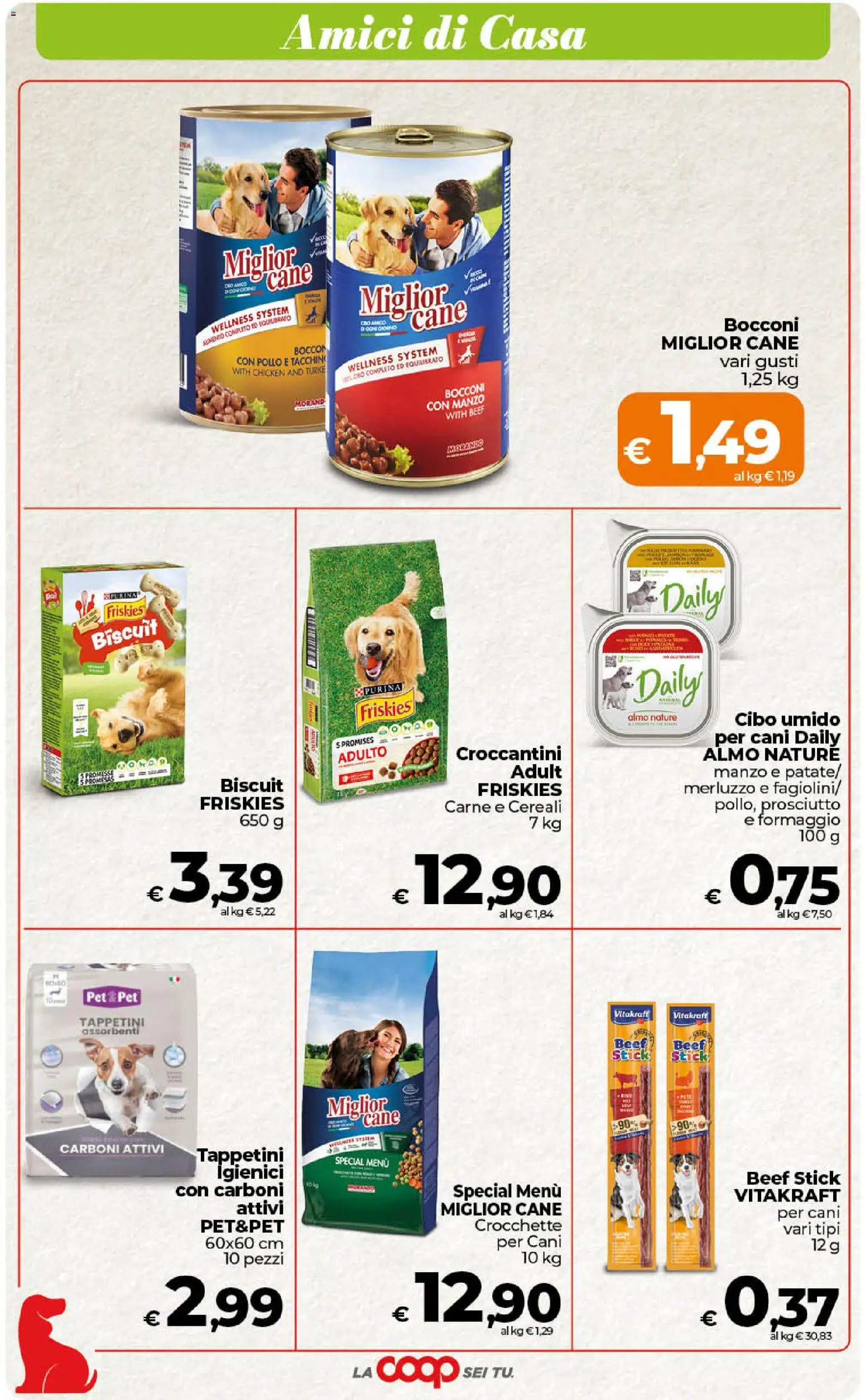 Volantino Ipercoop del 13/10/2026 | Pagina: 49 | Prodotti: Manzo, Merluzzo, Patate, Assorbenti