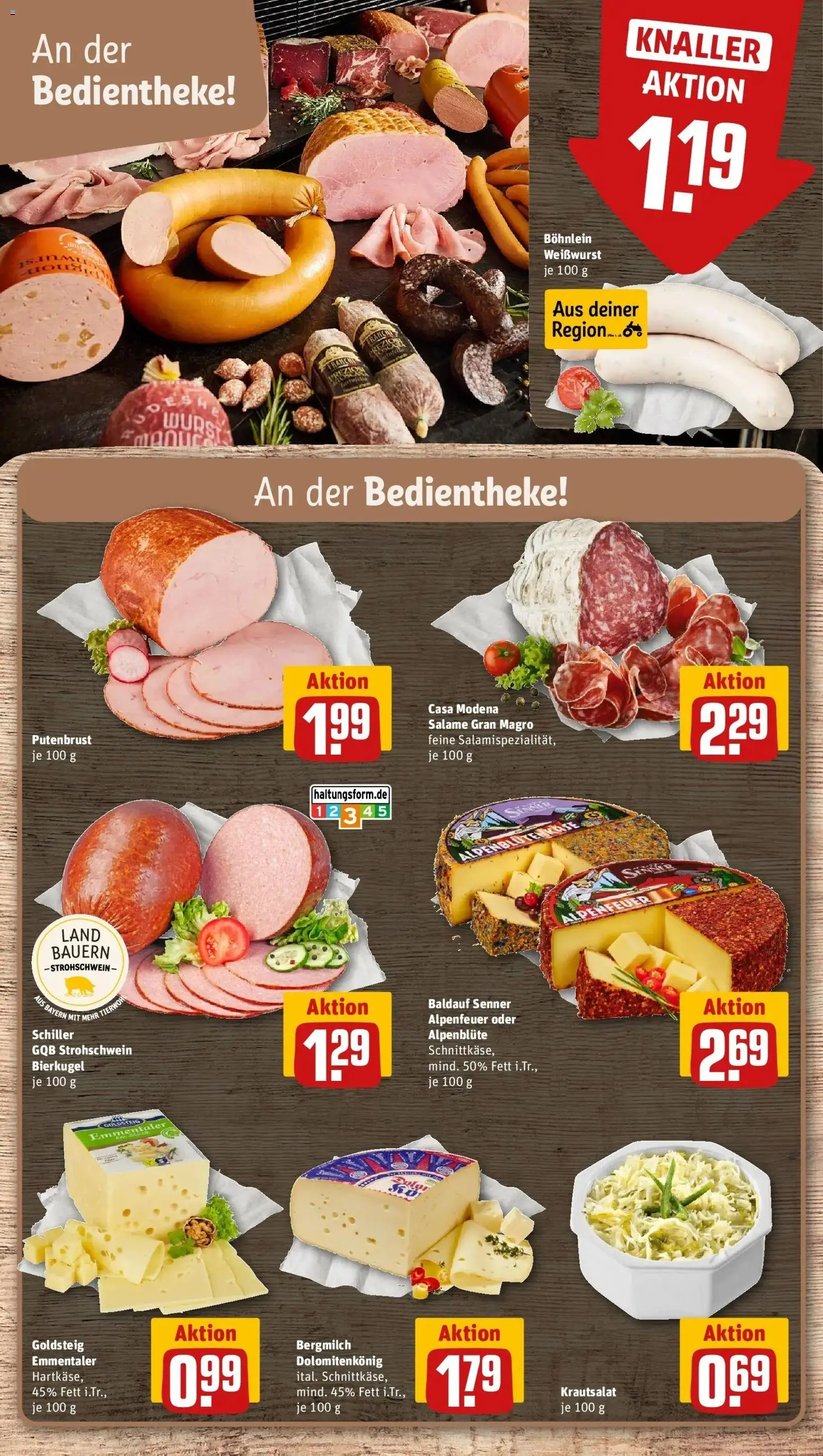REWE Prospekt ab 03.08.2026 zum Blättern » Angebote | Seite: 11 | Produkte: Putenbrust, Weißwurst, Wurst