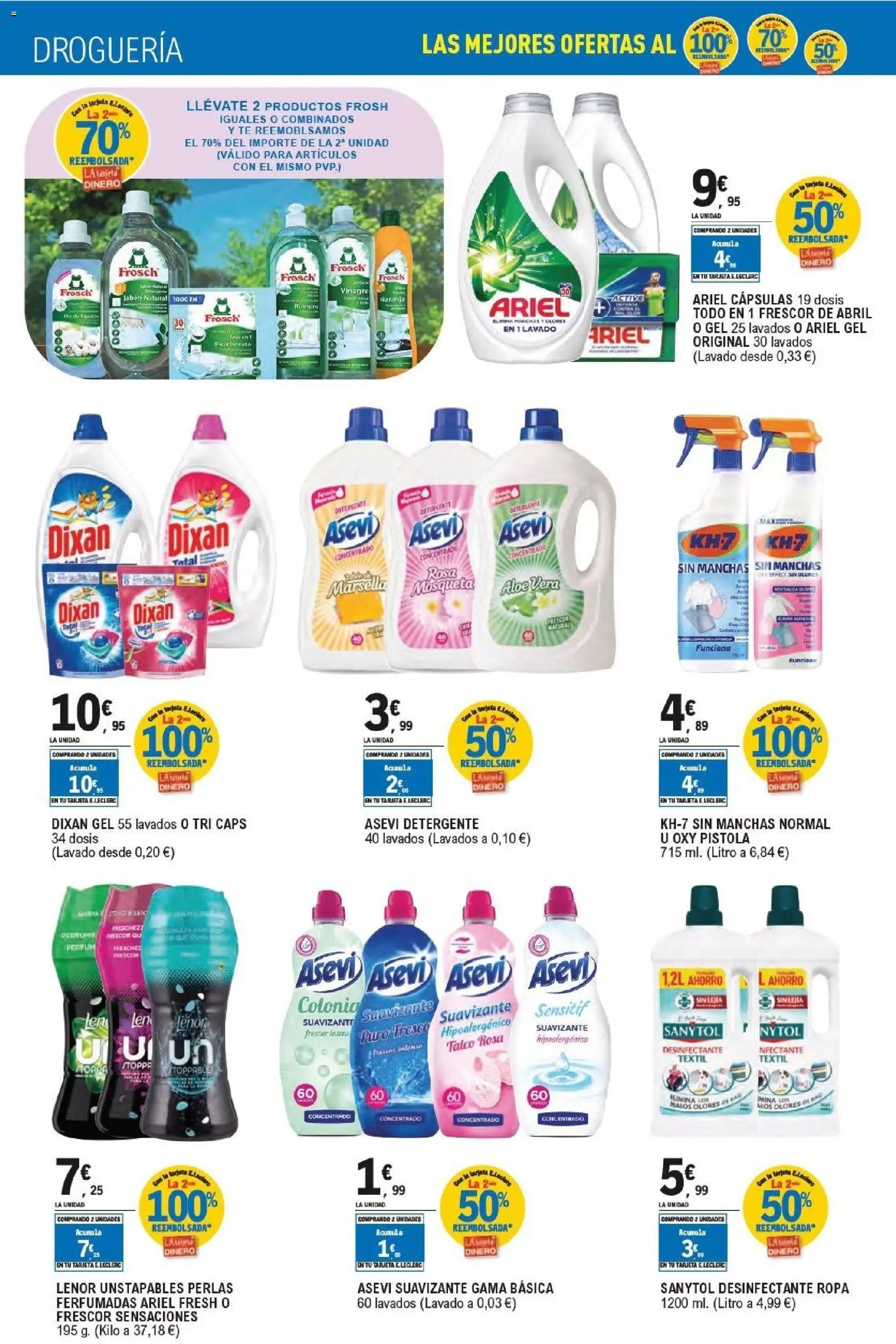 E.Leclerc - Alianza Locales │ válido desde el 21/10/2026 | Página: 28 | Productos: Colonia, Jabón, Té, Vinagre