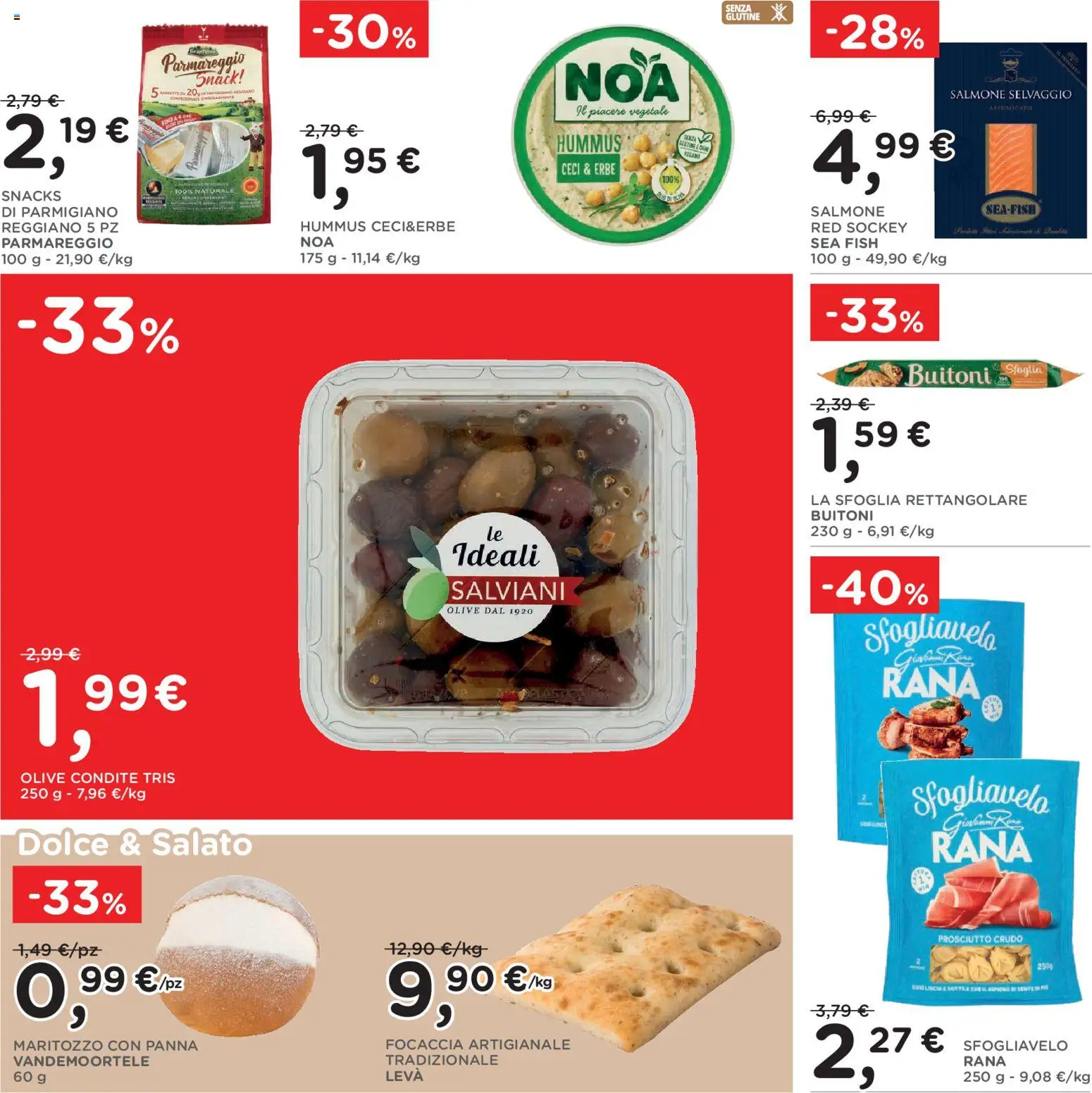 Volantino Poli del 15/07/2026 | Pagina: 17 | Prodotti: Prosciutto Crudo, Salmone, Ceci, Parmigiano