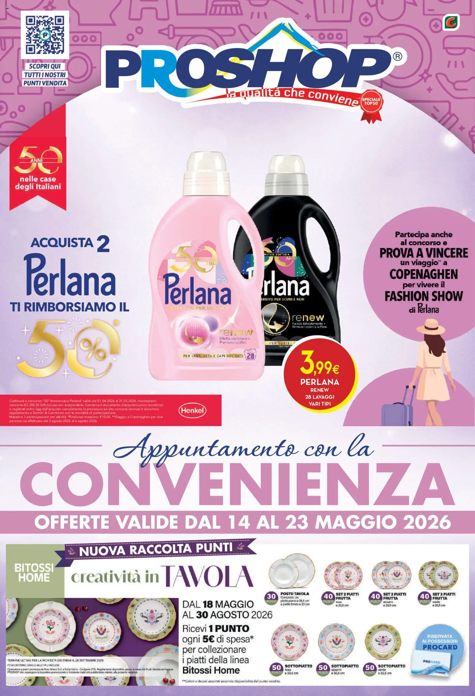 Volantino Proshop del 14.05.2026 | Pagina: 1 | Prodotti: Frutta, Top, Piatto