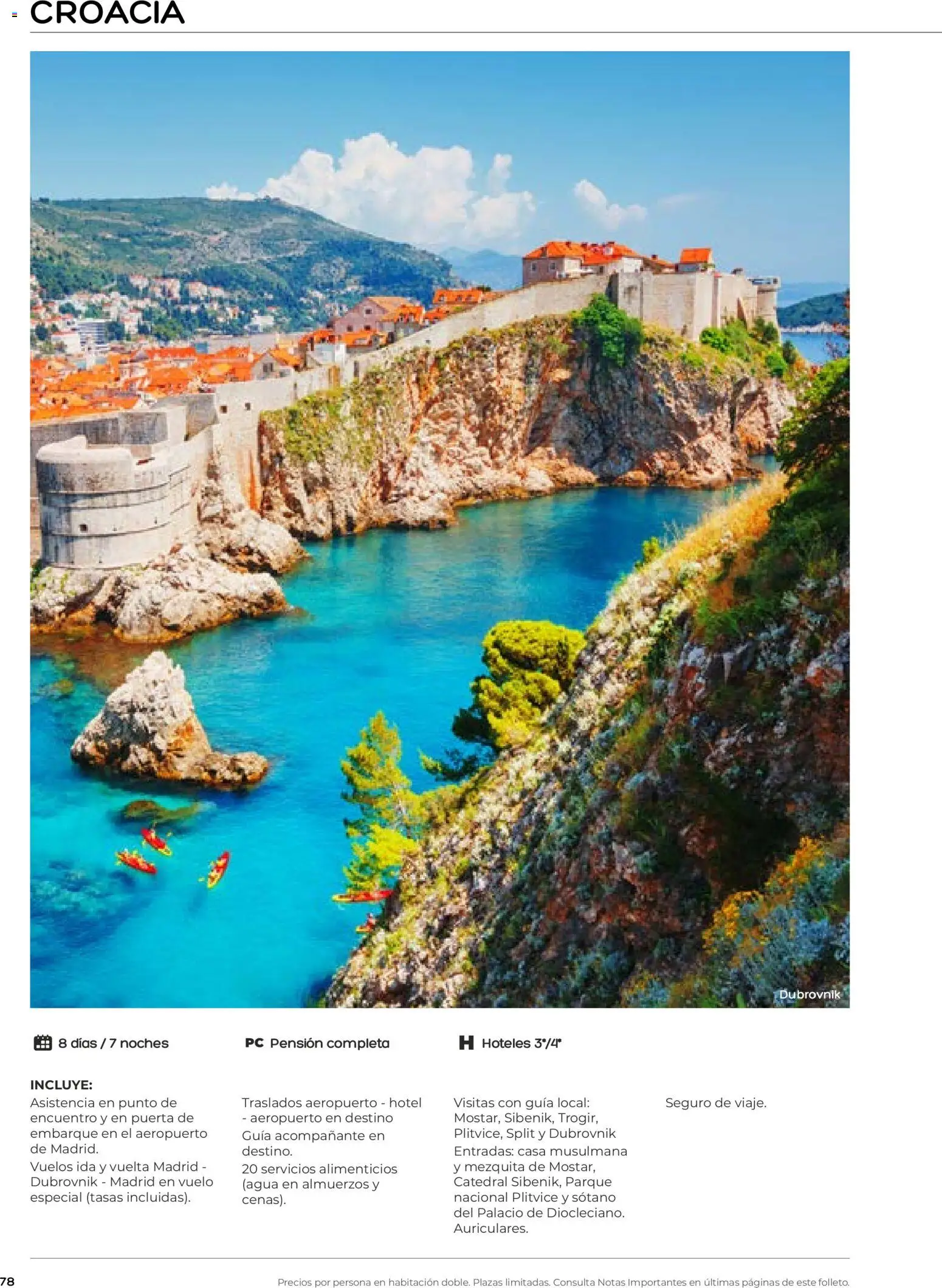 Viajes El Corte Inglés folleto Destinos Otoño y Primavera │ válido desde el 01/07/2026 | Página: 78 | Productos: PC, Agua