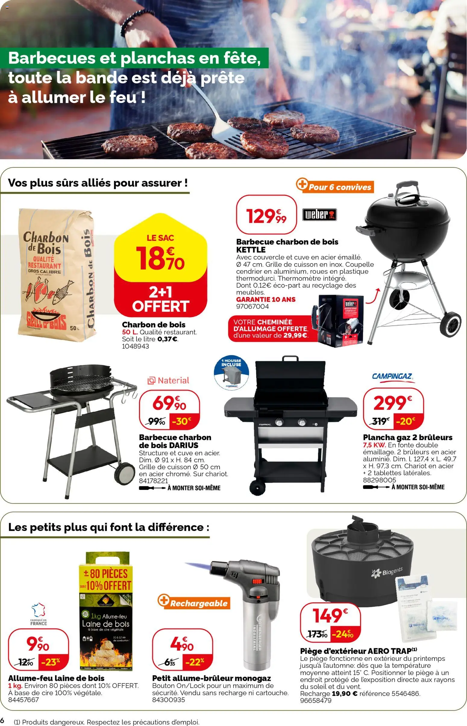 {H1} | Page: 6 | Produits: Cire, Plancha, Sac, Thermomètre
