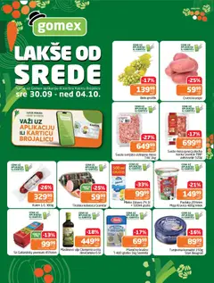 Gomex katalog - pregled Gomex kataloga - važi od 30.09.2026
