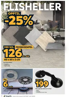 Forhåndsvisning av Megaflis kundeavis gyldig fra 24/09/2026 | Side: 18 | Produkter: Fliser, Pidestall