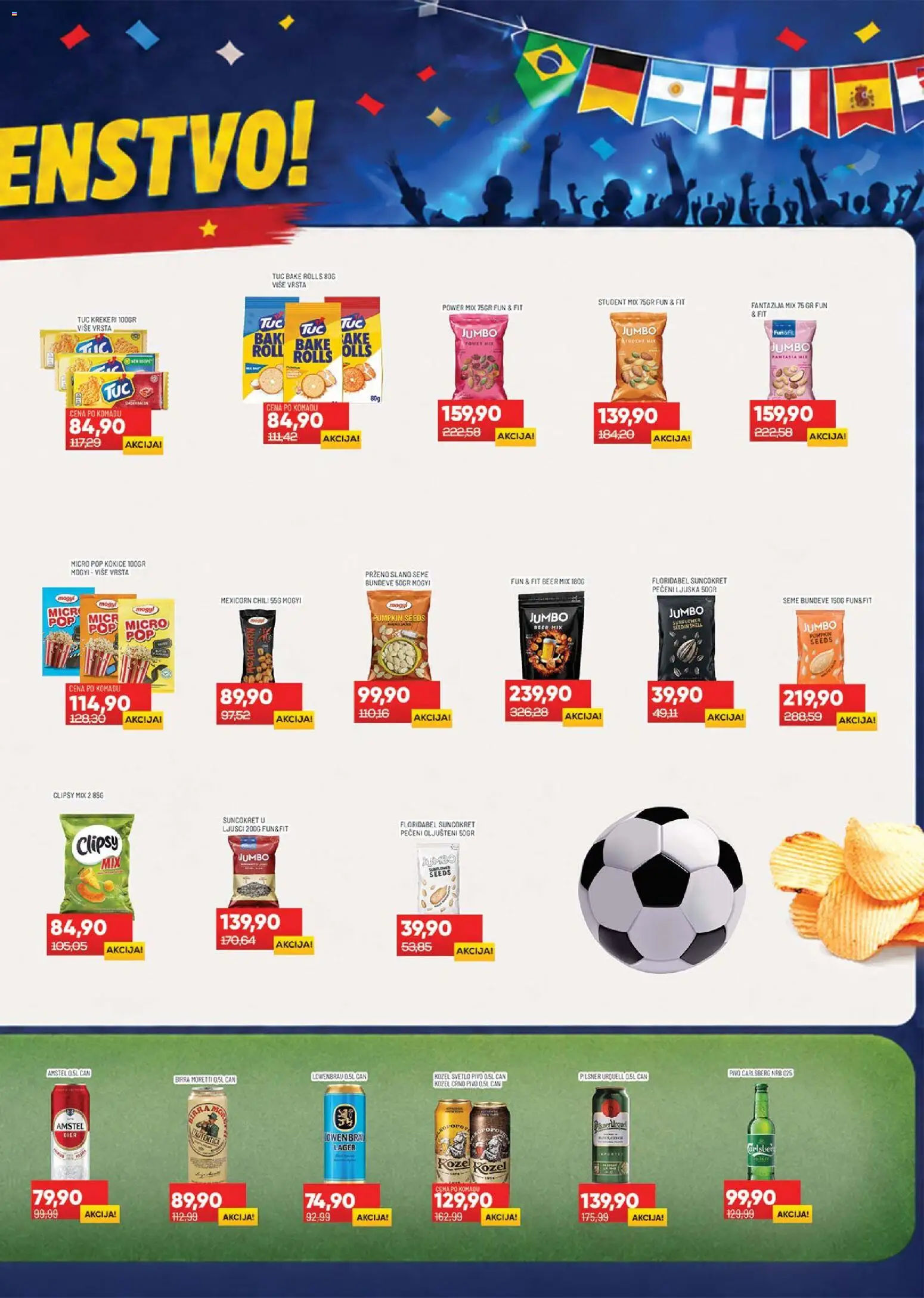 Medius katalog - važi od 30.06.2026 | Strana: 13 | Proizvode: Birra Moretti, Amstel, Tuc, Carlsberg
