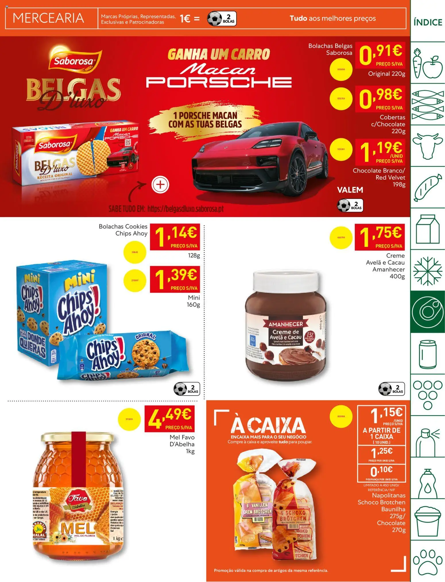 Recheio folheto │ válido de 14.04.2026 | Página: 27 | Produtos: Caixa, Chocolate, Mel, Creme