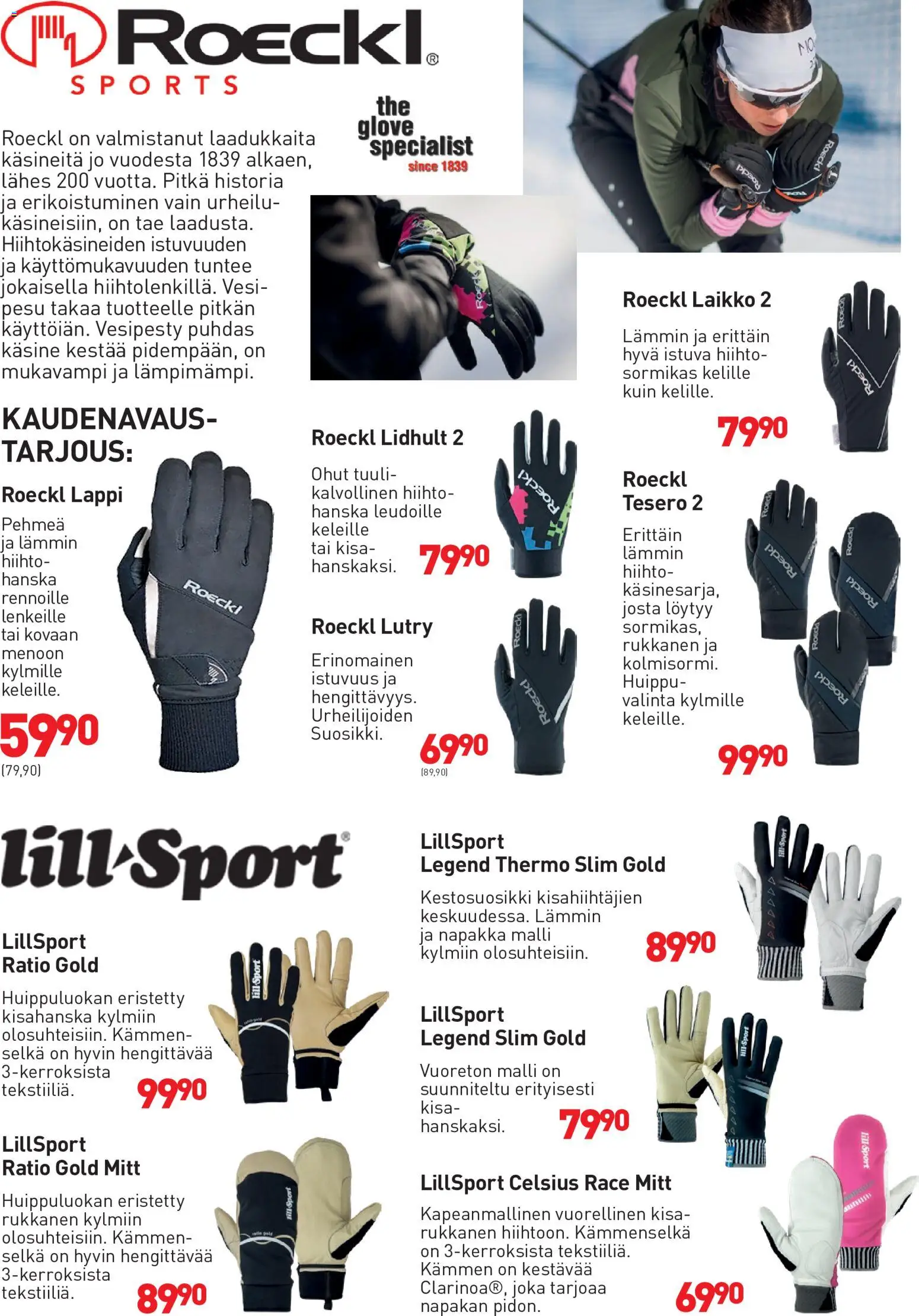 Intersport Maastohiihtokuvasto Vuokatti – voimassa 12/10/2026 alkaen | Sivu: 44