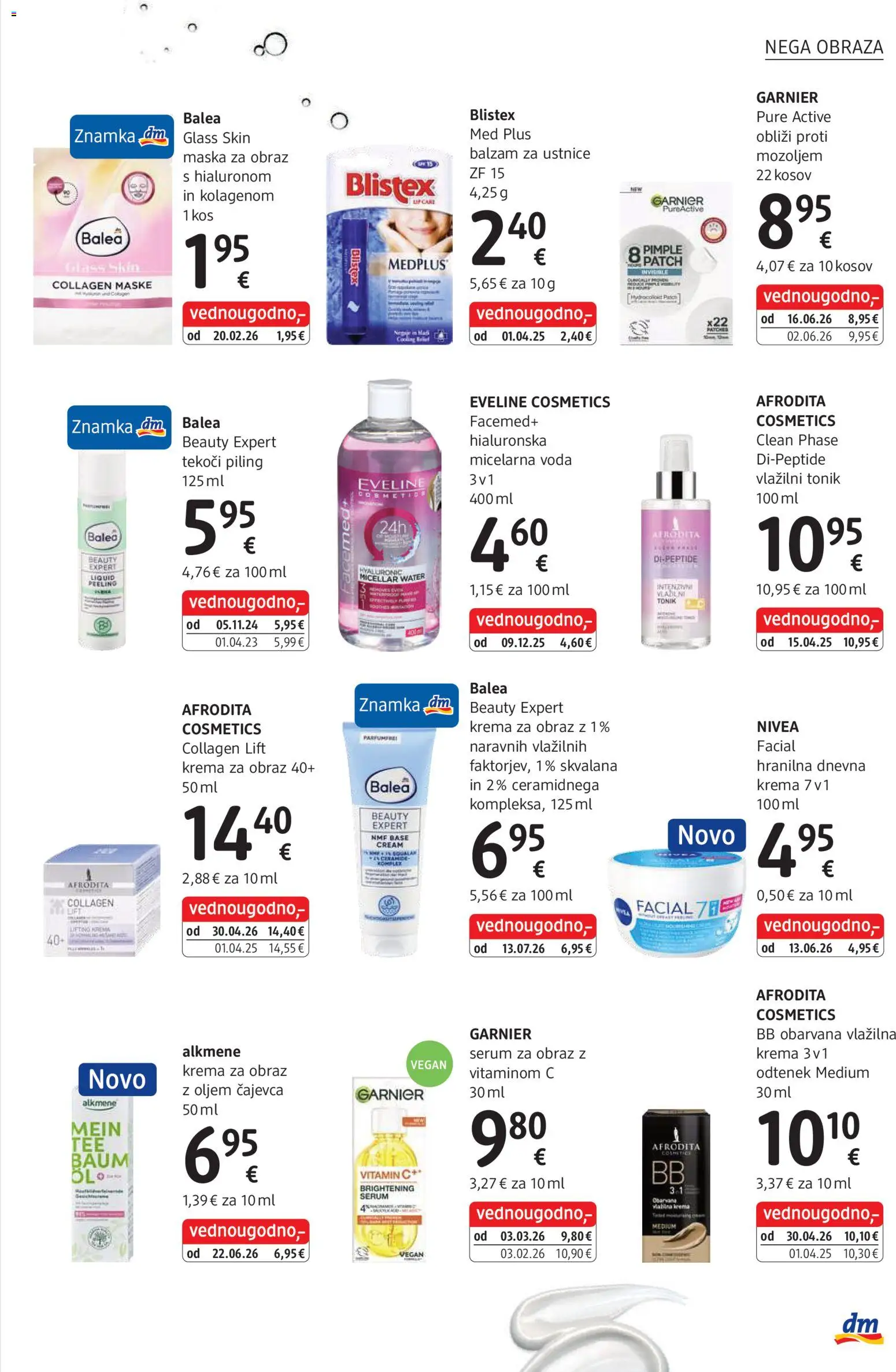 Novi DM Drogerie Markt katalog ponudbe – veljaven od 01.10.2026 | Stran: 11 | Izdelki: Balzam za ustnice, Kos, Tonik, Krema za obraz