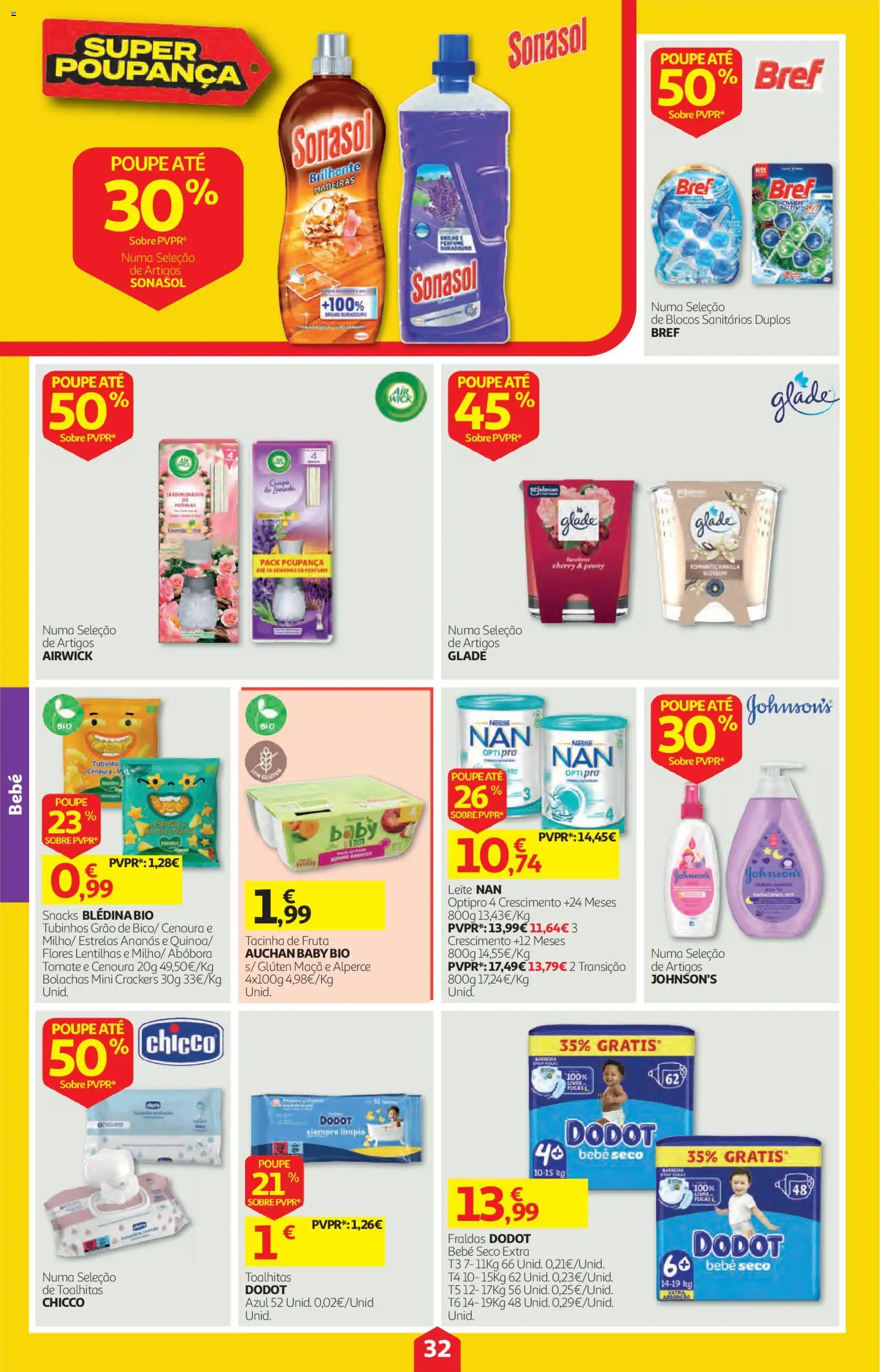Auchan folheto │ válido de 22/10/2026 | Página: 32 | Produtos: Flores, Bolachas, Snacks, Tomate