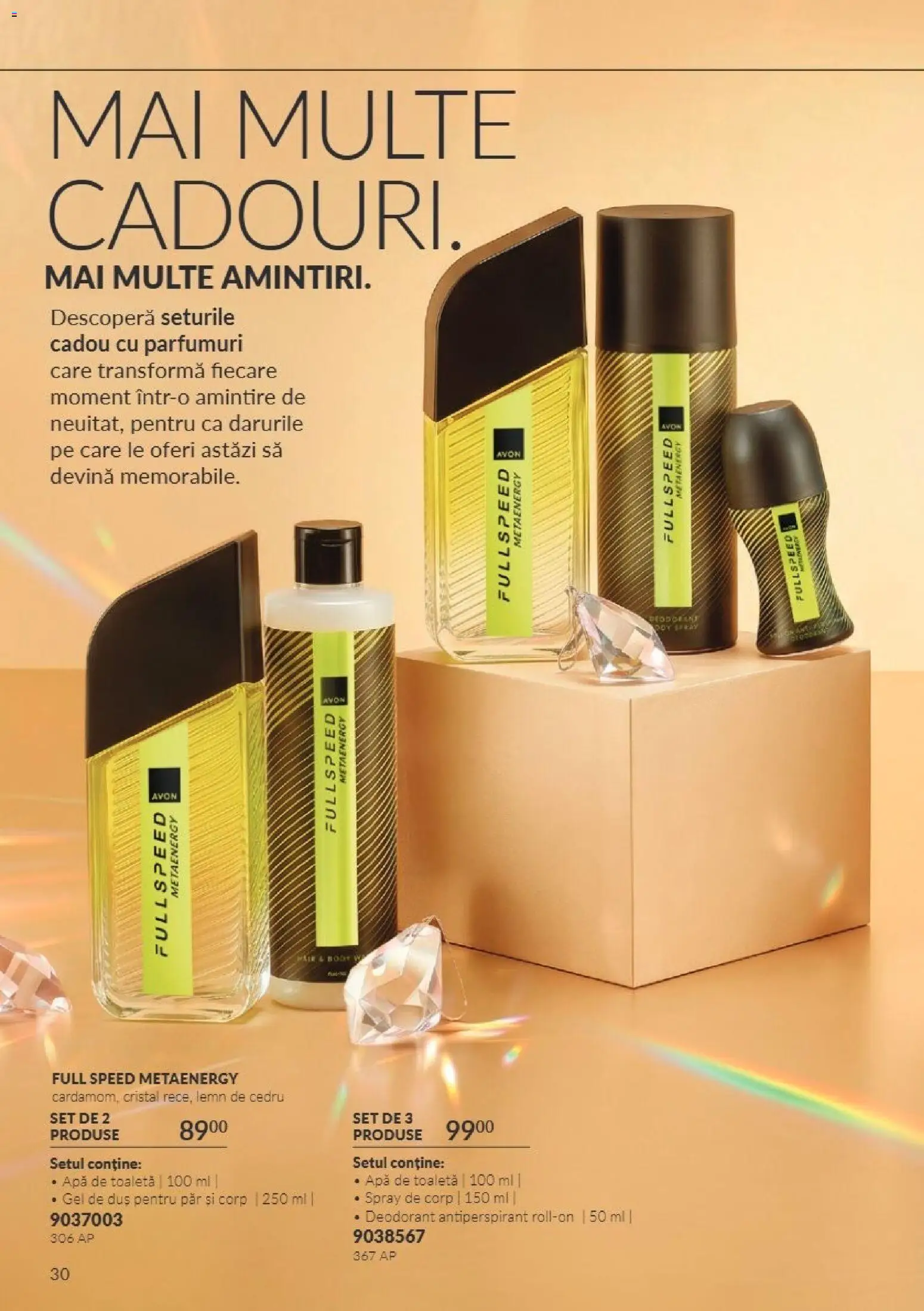 Noul catalog Avon – valabil de la 01.11.2026 | Pagină: 30 | Produse: Body, Toaletă, Gel de duș, Antiperspirant