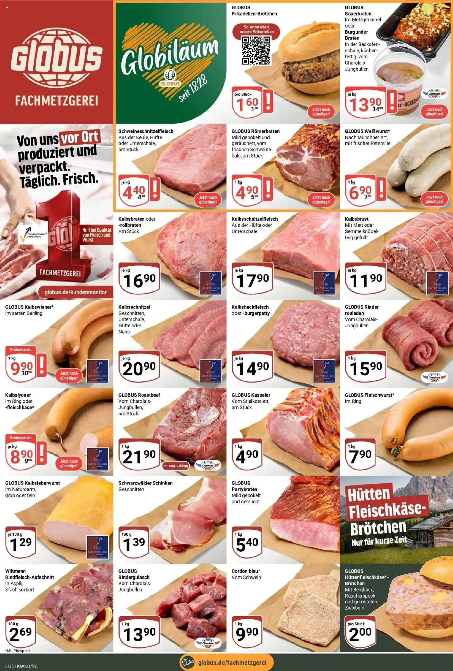 Globus Prospekt Ludwigshafen-Oggersheim (ab 28.09.2026) » Angebote online | Seite: 11 | Produkte: Rindergulasch, Roastbeef, Zwiebeln, Schinken