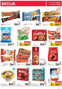 PerSu katalog - pregled PerSu kataloga - važi od 29.07.2026 | Strana: 13 | Proizvode: Twix, Pomorandza, Med, Mlečna čokolada