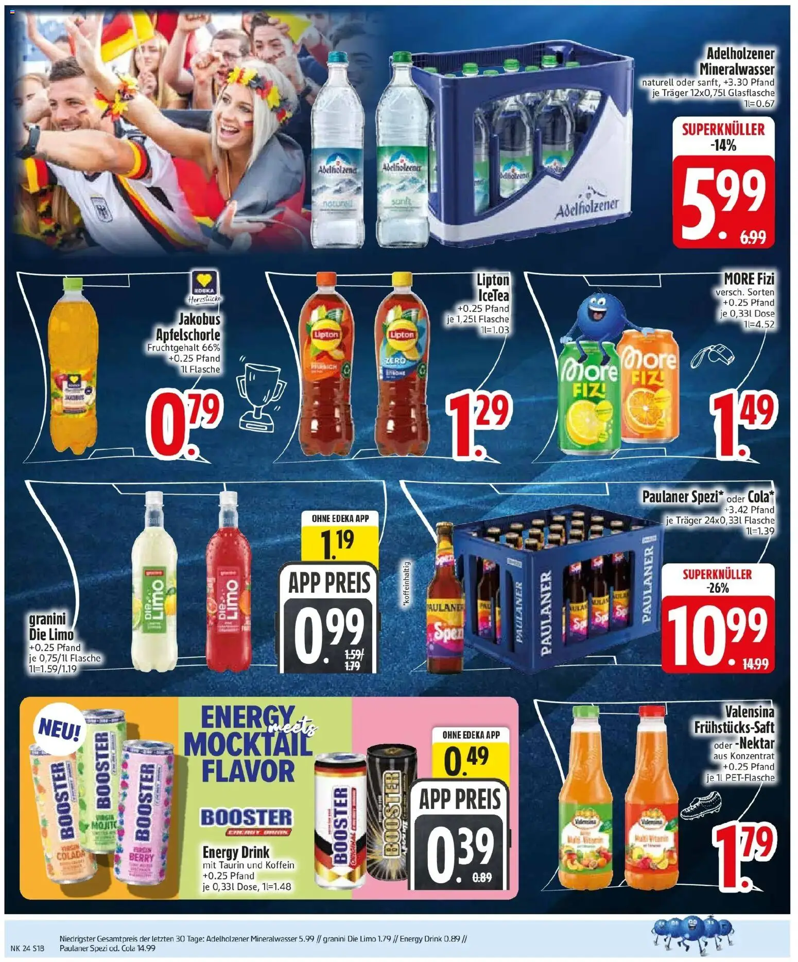 Edeka prospekt Neusäß-Steppach – gültig ab 08.06.2026 | Seite: 20 | Produkte: Cola, Adelholzener, Apple, Granini