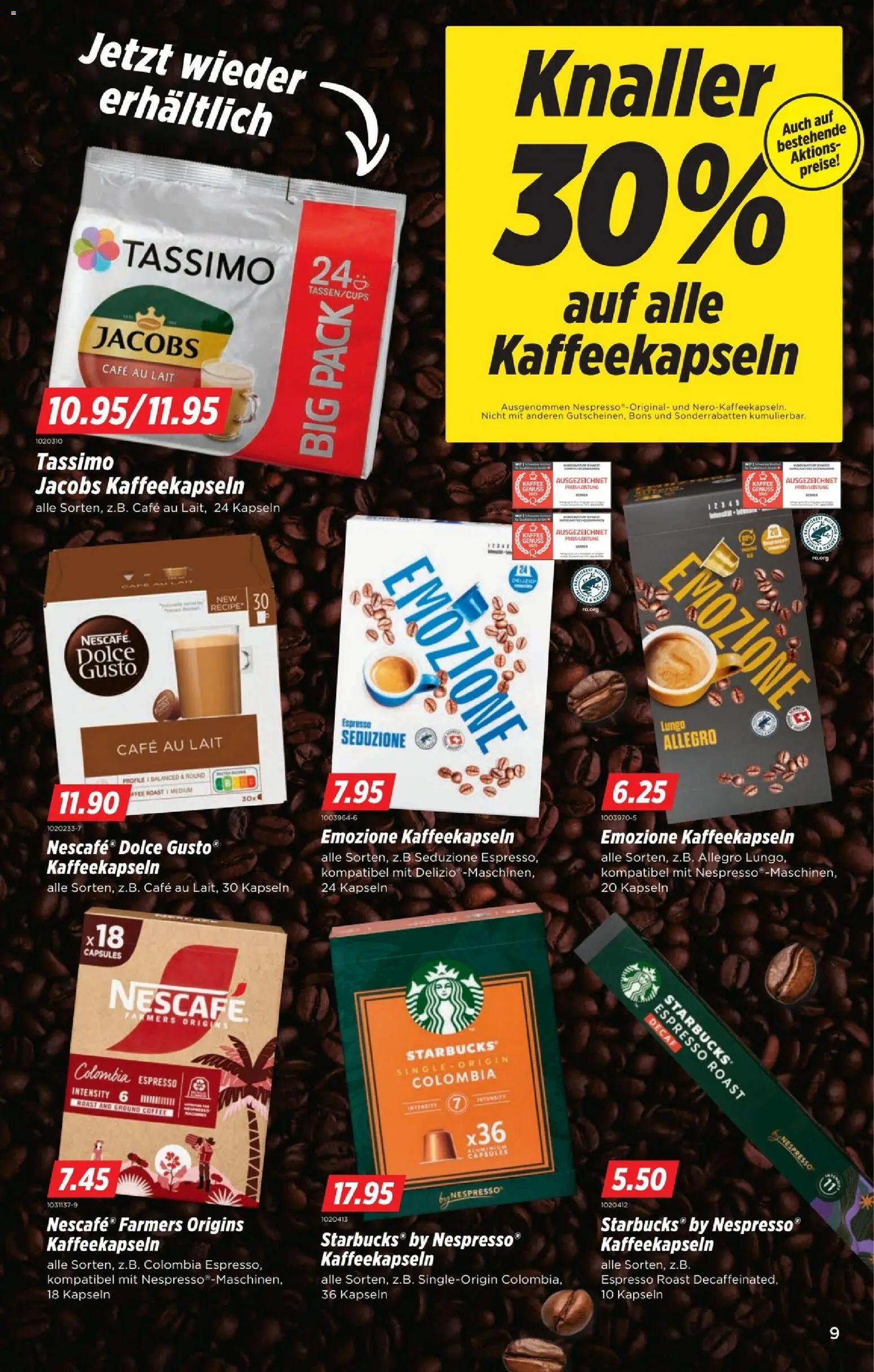 Denner aktionen – gültig ab 21.05.2026 | Seite: 9 | Produkte: Kaffee