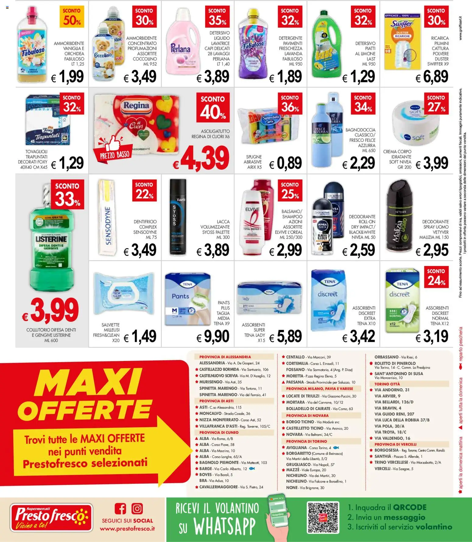 Volantino Presto Fresco del 17/08/2026 | Pagina: 8 | Prodotti: Vaniglia, Deodorante, Dentifricio, Orchidea