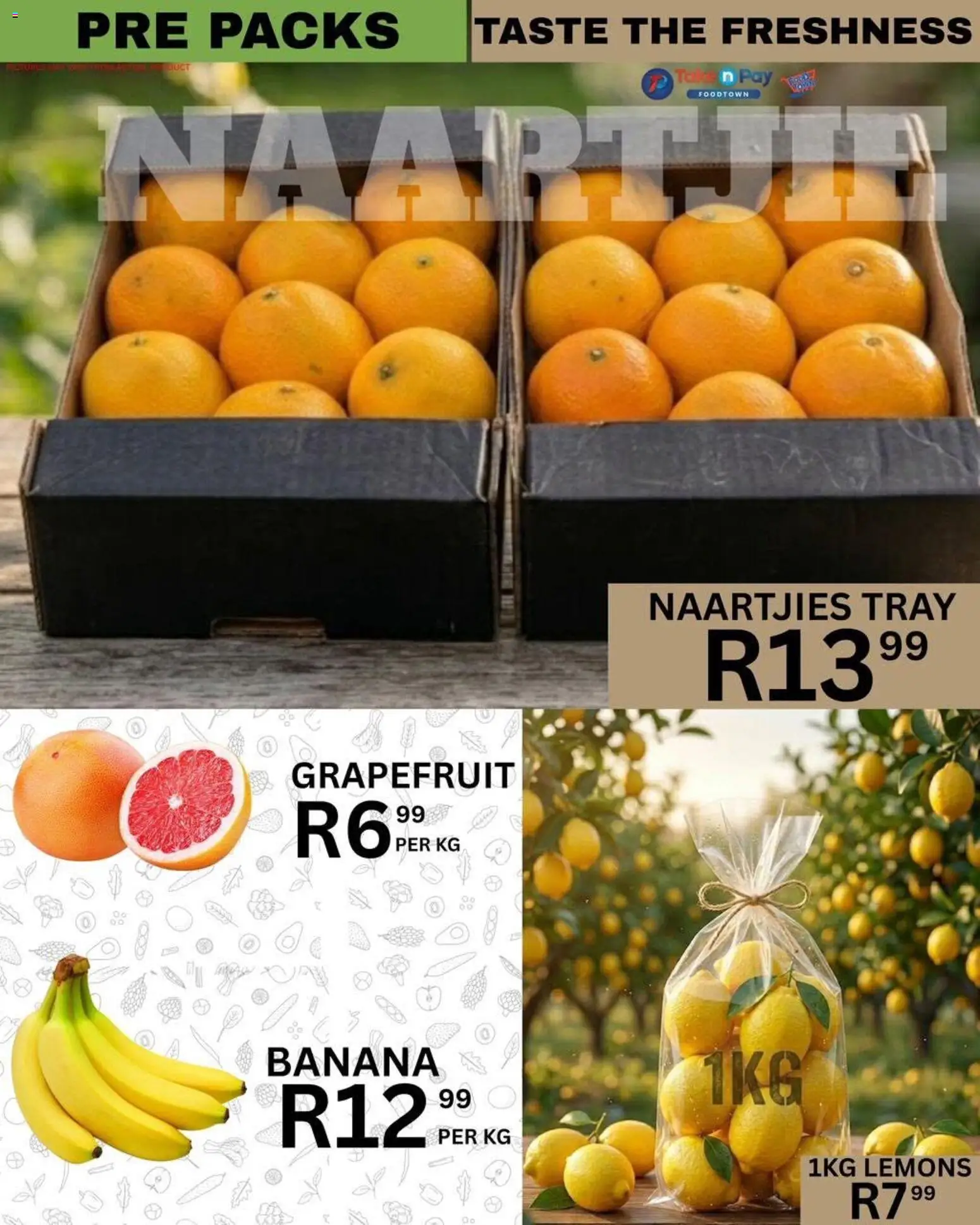 New Take n Pay catalogue – valid from 14.06.2026 | Page: 14 | Products: Tray, Grapefruit