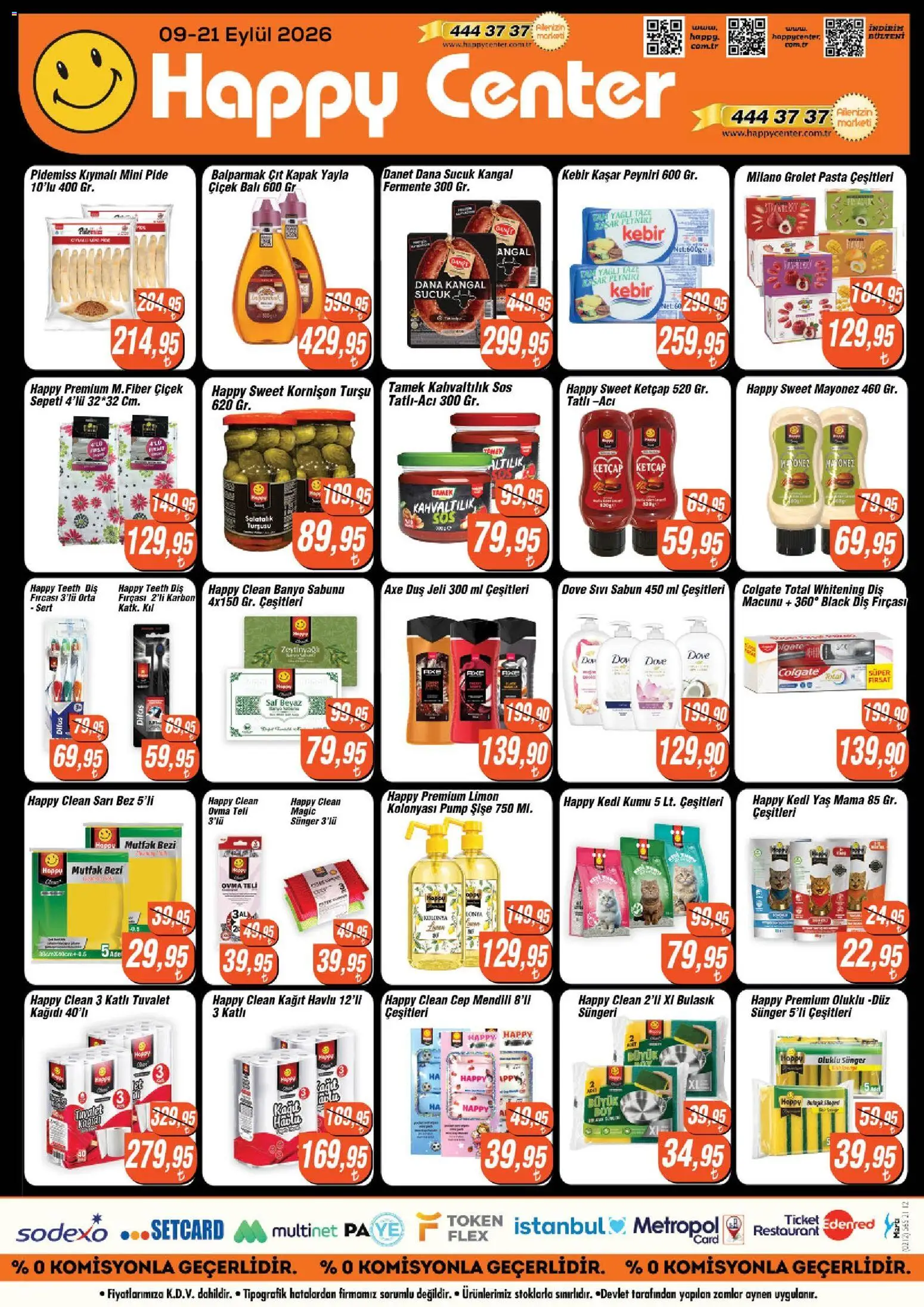 Happy Center Katalog - 09 Eylül 2026 tarihinden itibaren geçerlidir | Sayfa: 8 | Ürünler: Sabun, Kağıt havlu, Limon, Sucuk