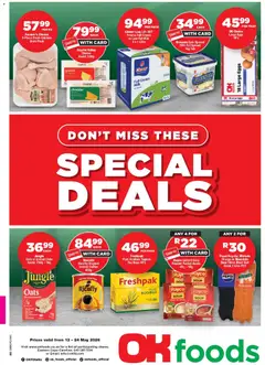 OK Foods specials catalogue – valid from 13.05.2026