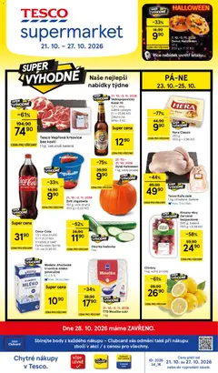 Náhled letáku Tesco leták - Supermarket od 21.10.2026