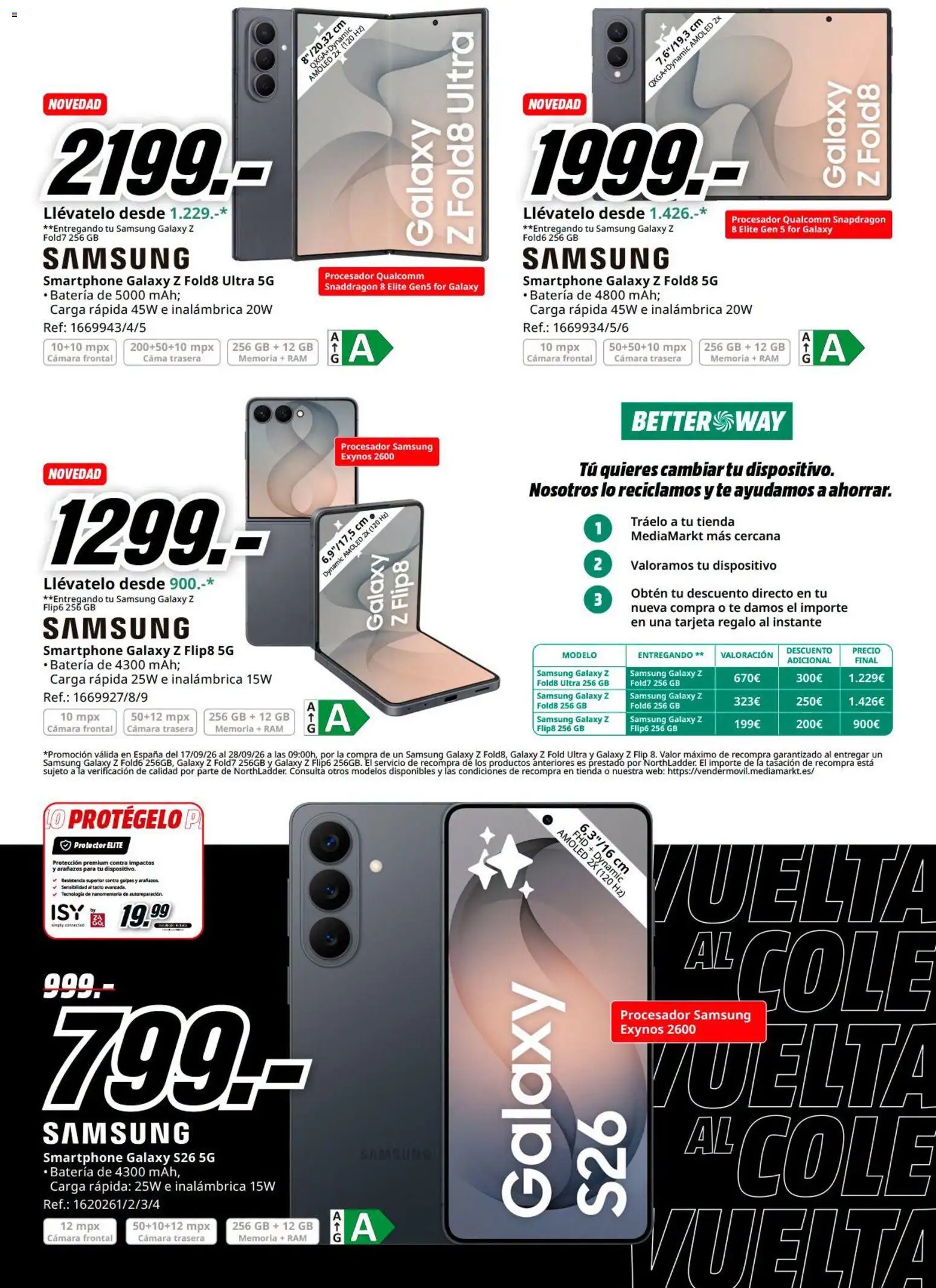 Media Markt folleto │ válido desde el 17/09/2026 | Página: 17 | Productos: Té, Smartphone, Cámara, Cama