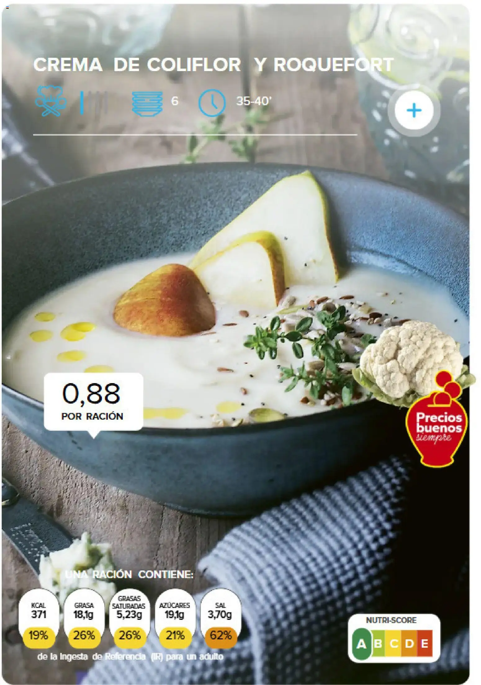 Caprabo Revista │ válido desde el 01/10/2026 | Página: 38 | Productos: Coliflor, Crema