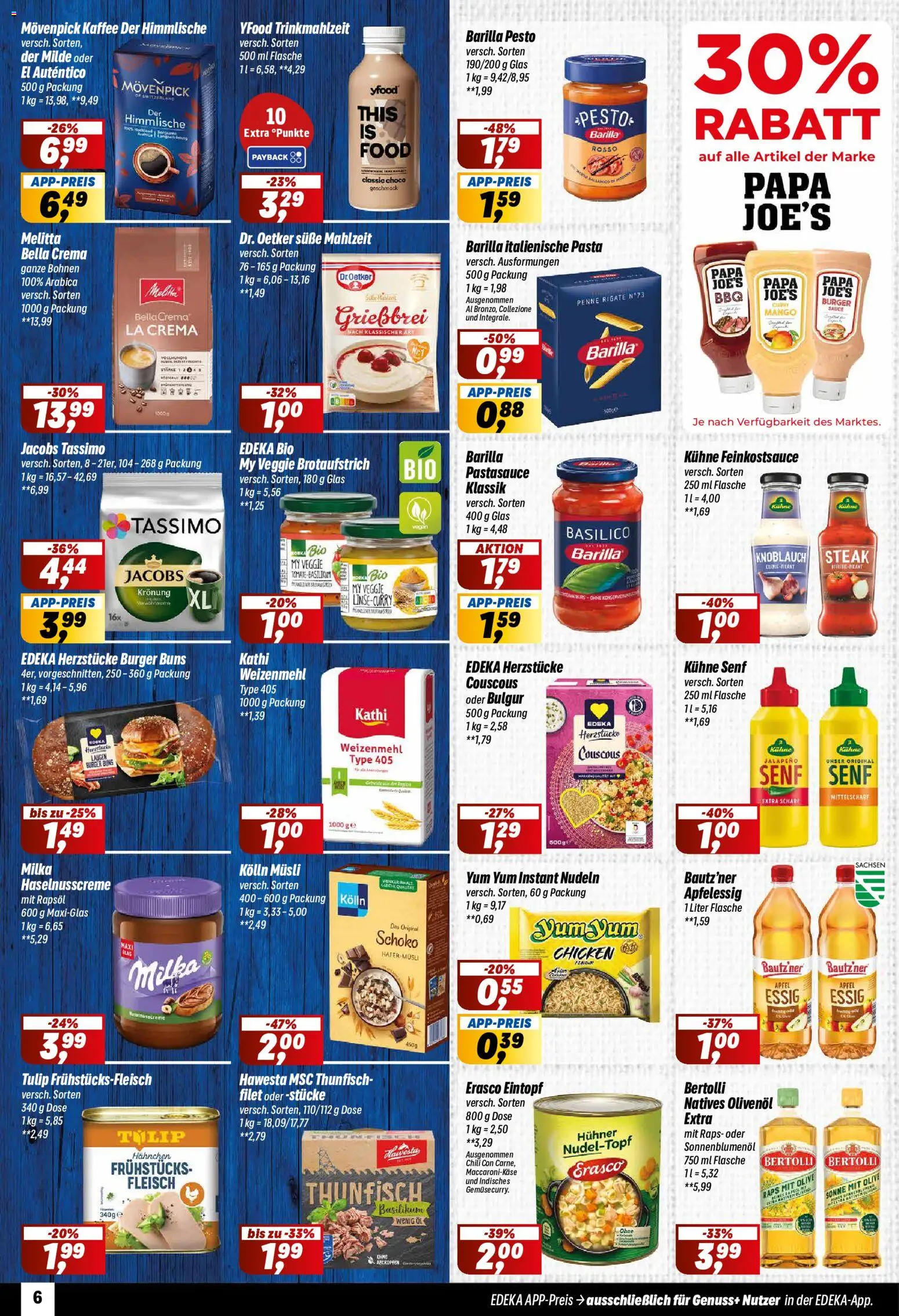 Simmel Prospekt – gültig ab 22.06.2026 | Seite: 6 | Produkte: Kaffee, Milka, YFood, Mango