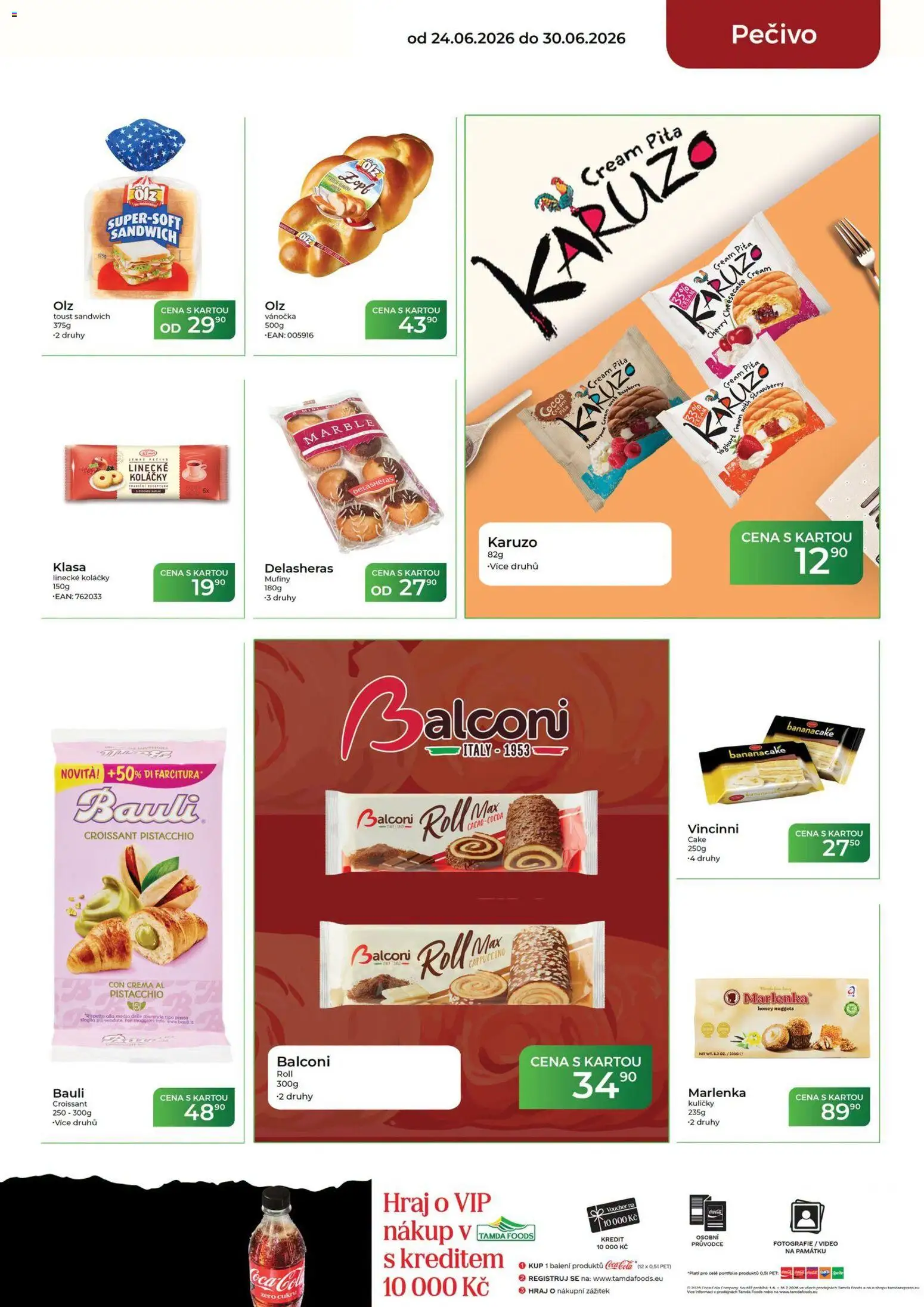 Tamda Foods leták od 24.06.2026 | Strana: 25 | Produkty: Fanta, Coca cola, Croissant, Kuličky