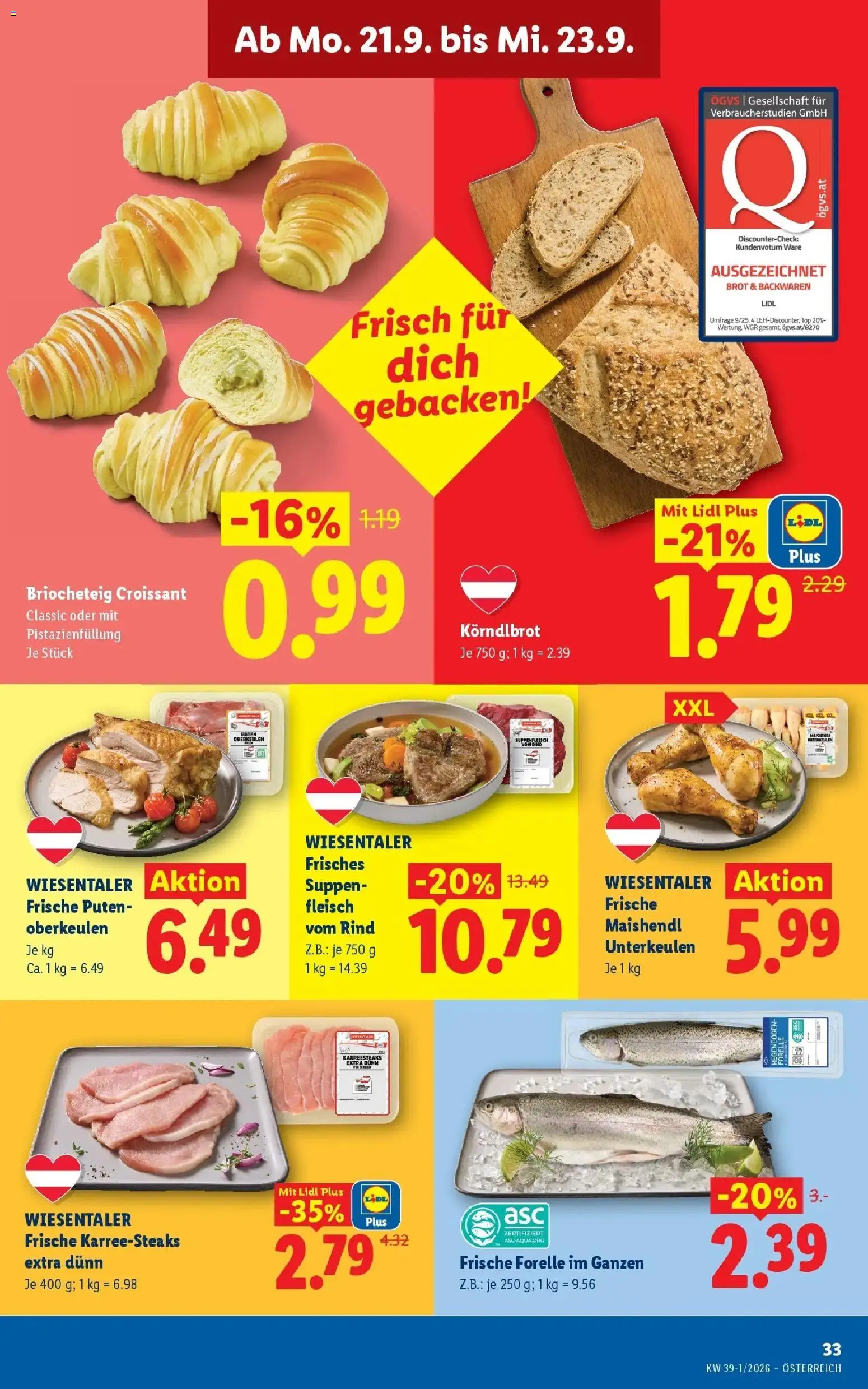 Lidl Flugblatt - Jenbach ab 13.09.2026 - Angebote ab donnerstag | Seite: 40 | Produkte: Brot