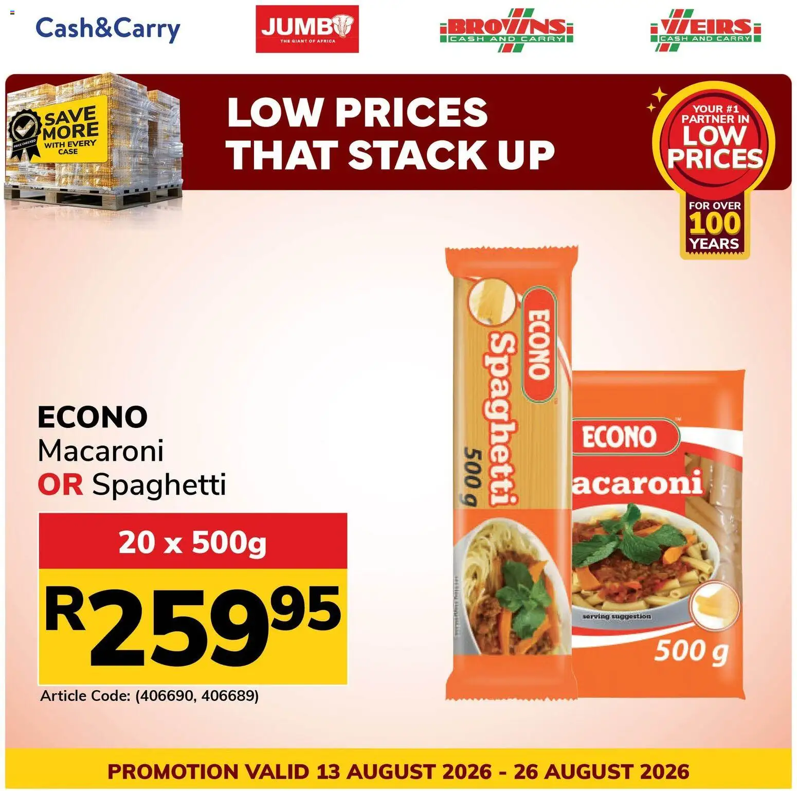 New Jumbo catalogue – valid from 13/08/2026 | Page: 2 | Products: Case, Spaghetti