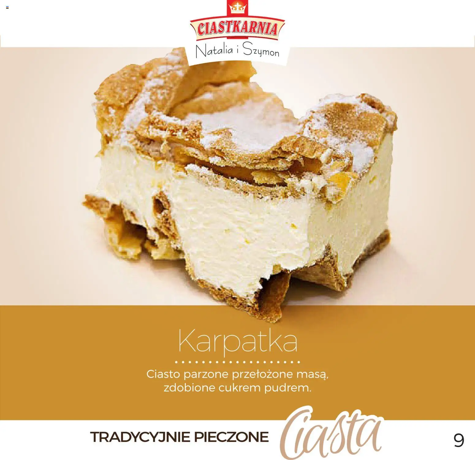 Topaz Gazetka - Ciasta od 01.12.2025 | Strona: 9 | Produkty: Ciasto