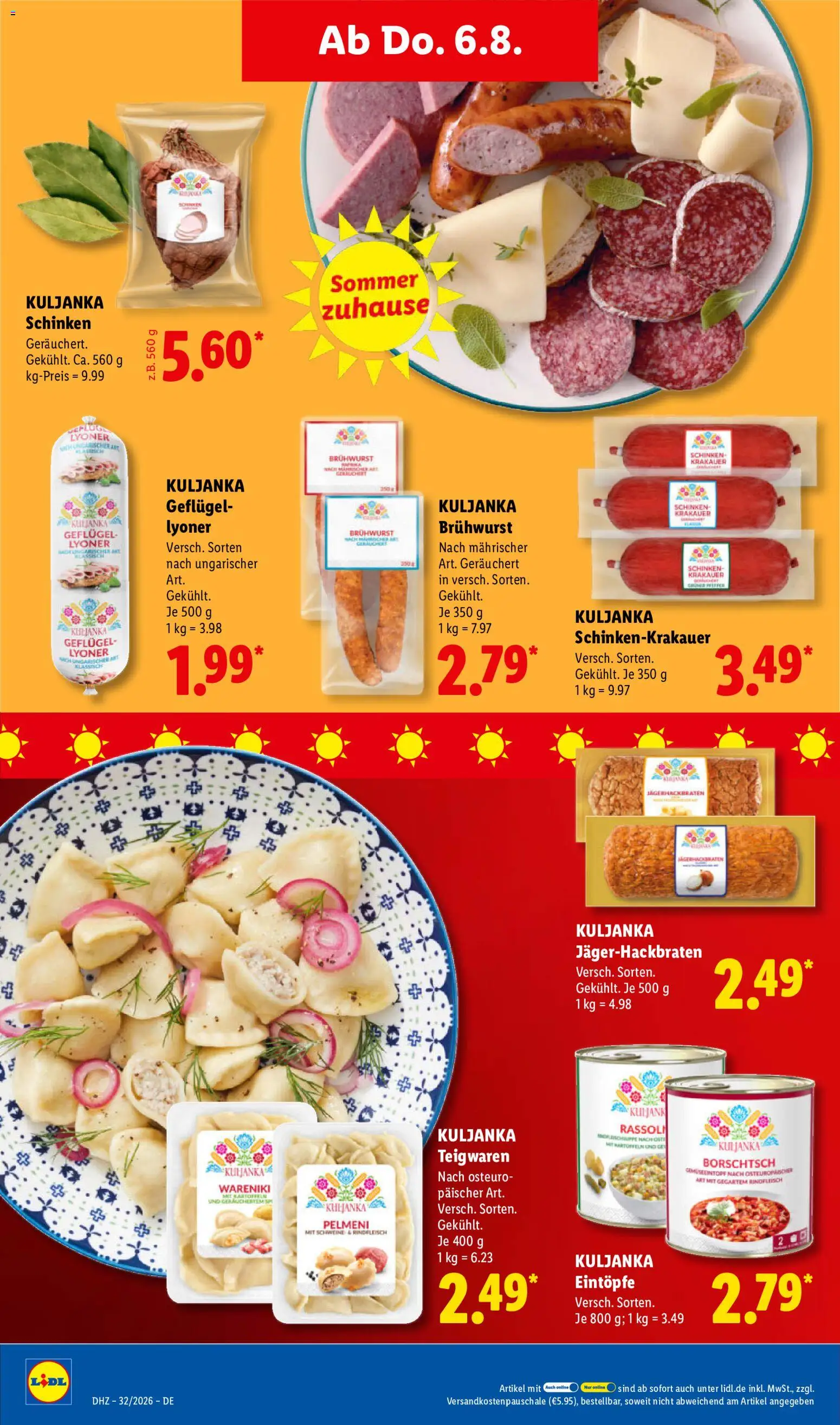 Lidl Německo leták od 03.08.2026 | Strana: 54 | Produkty: Pelmeni