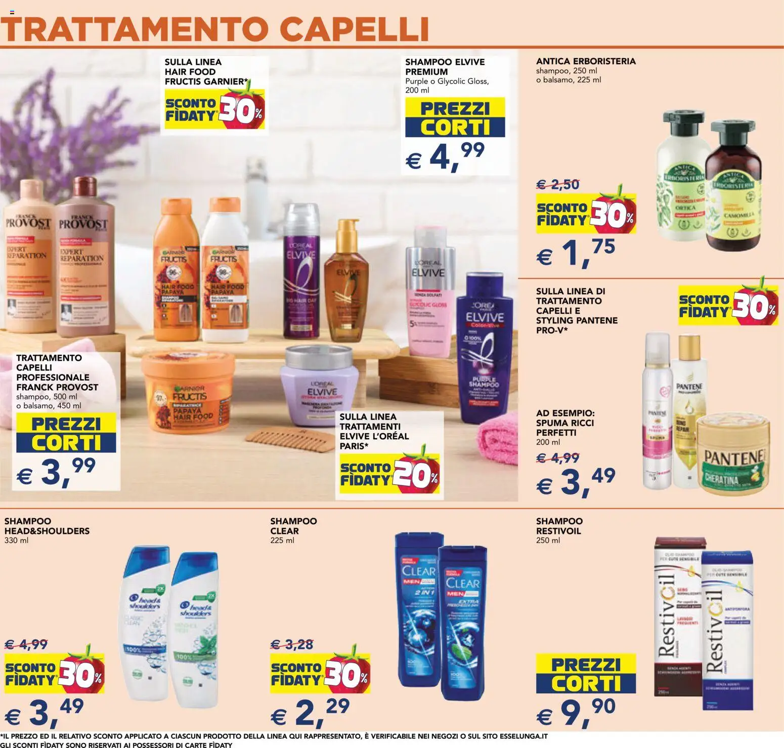 Volantino Esselunga S del 18.05.2026 | Pagina: 8 | Prodotti: Shampoo
