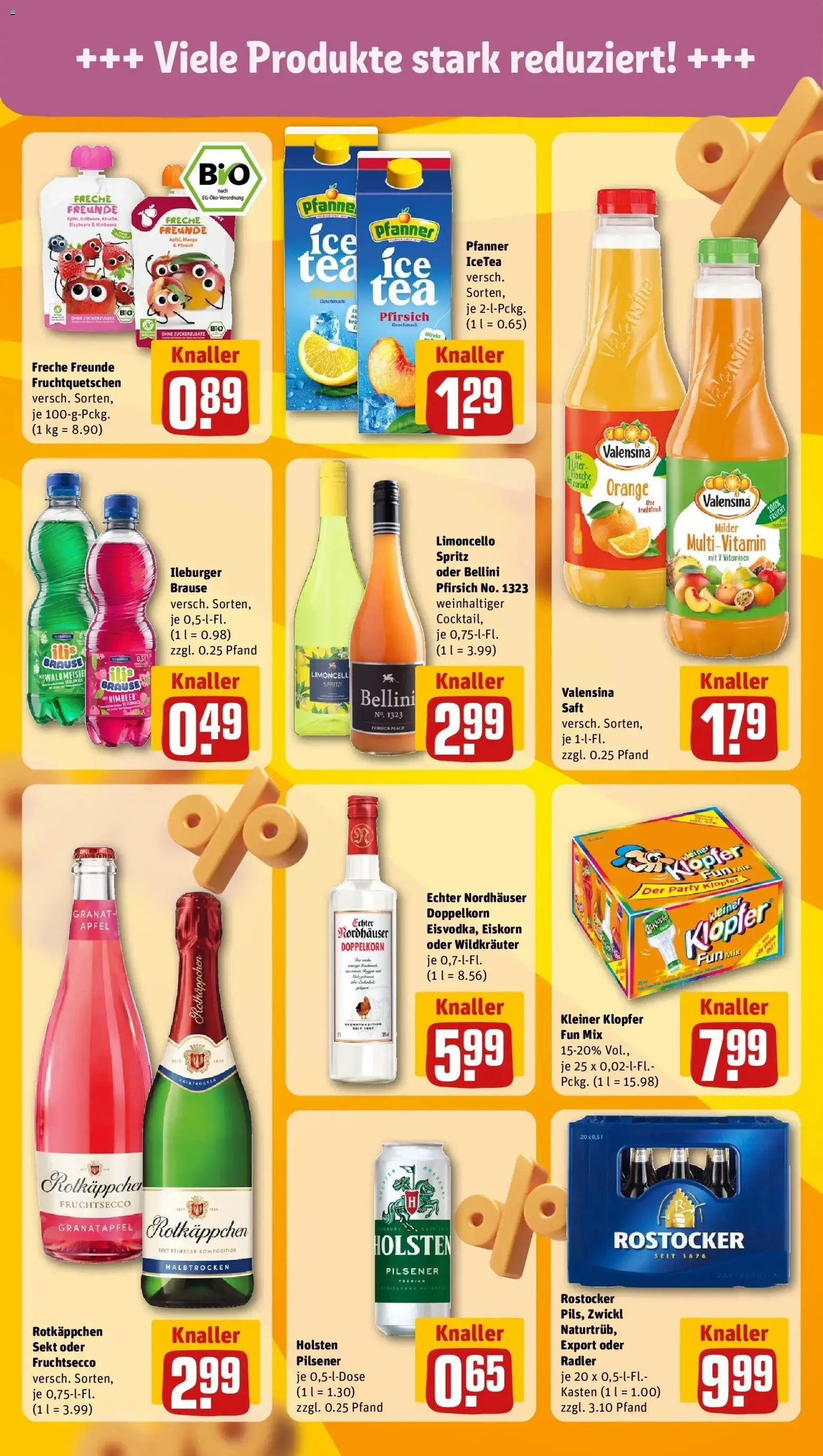 Rewe Prospekt Schwerin – gültig ab 01.06.2026 | Seite: 15 | Produkte: Holsten, Valensina, Pfirsich, Limoncello