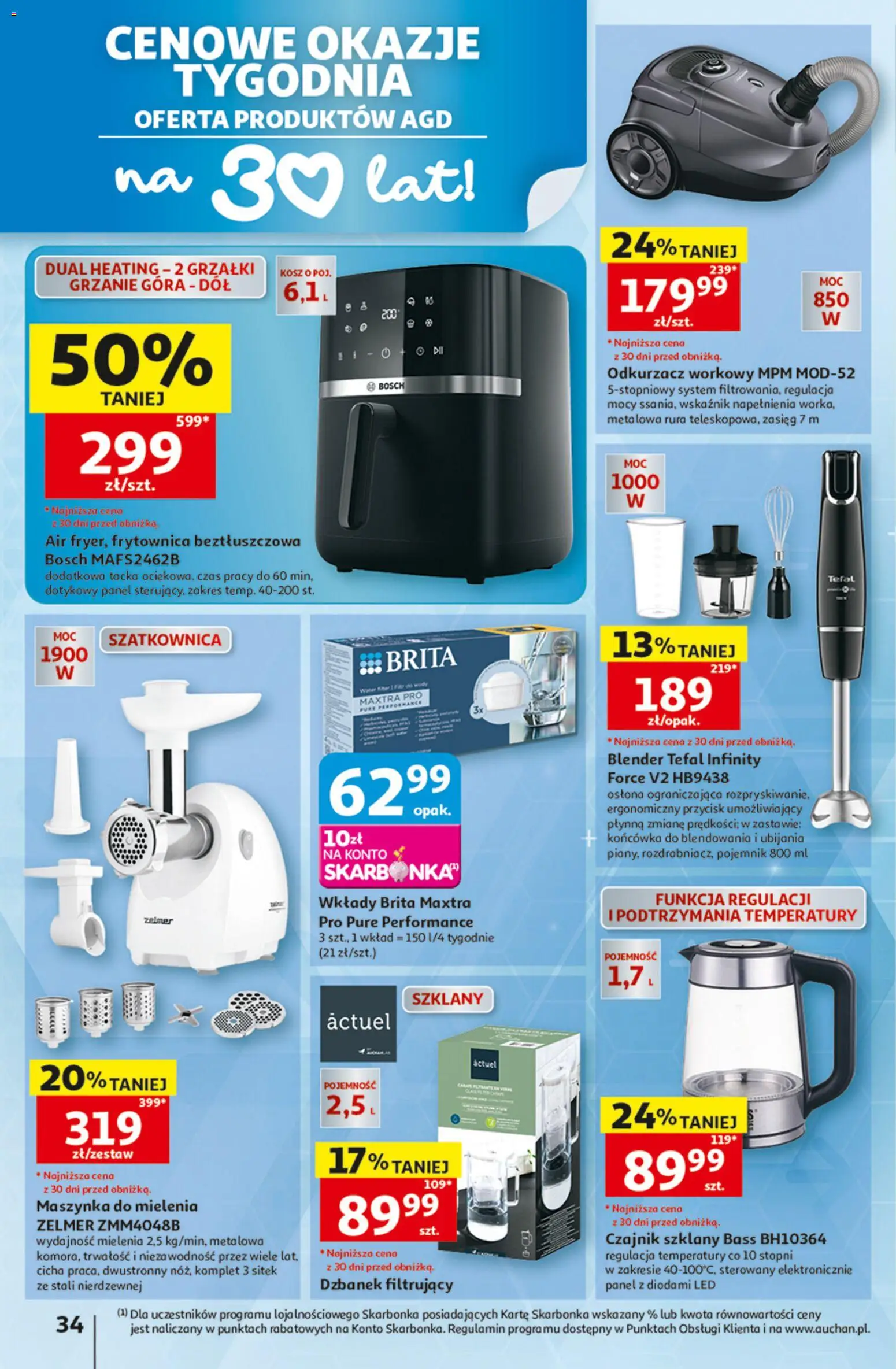 Auchan gazetka - 30 Lat Hipermarket od 17.09.2026 | Strona: 34