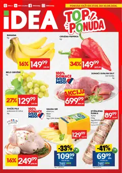 Idea katalog TOP ponuda od četvrtka do nedelje - pregled Idea kataloga - važi od 27.08.2026